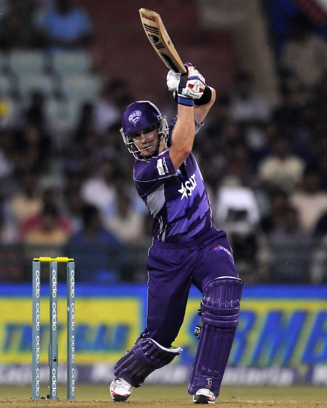 Tim Paine hits through the off side, Hobart Hurricanes v Northern Knights, CLT20, Group B, Raipur, September 23, 2014