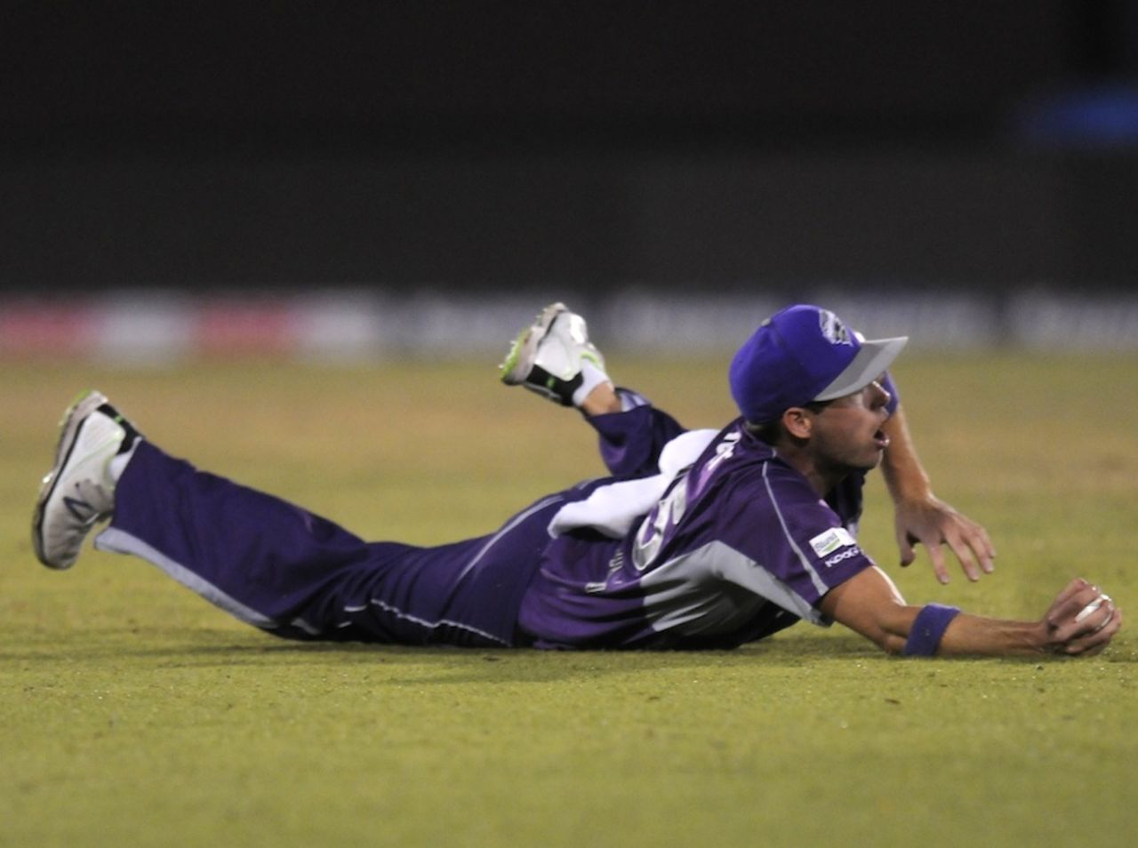 Ben Laughlin took a stunning catch at point, Hobart Hurricanes v Northern Knights, CLT20, Group B, Raipur, September 23, 2014