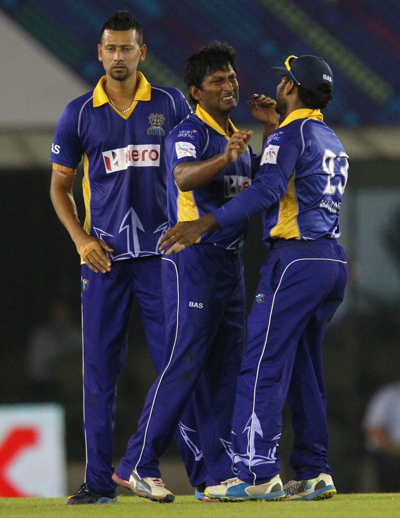 Jeevan Mendis collected 4 for 27 to dent Cobras' chase, Barbados Tridents v Cape Cobras, Champions League T20, Group B, Mohali, September 26, 2014