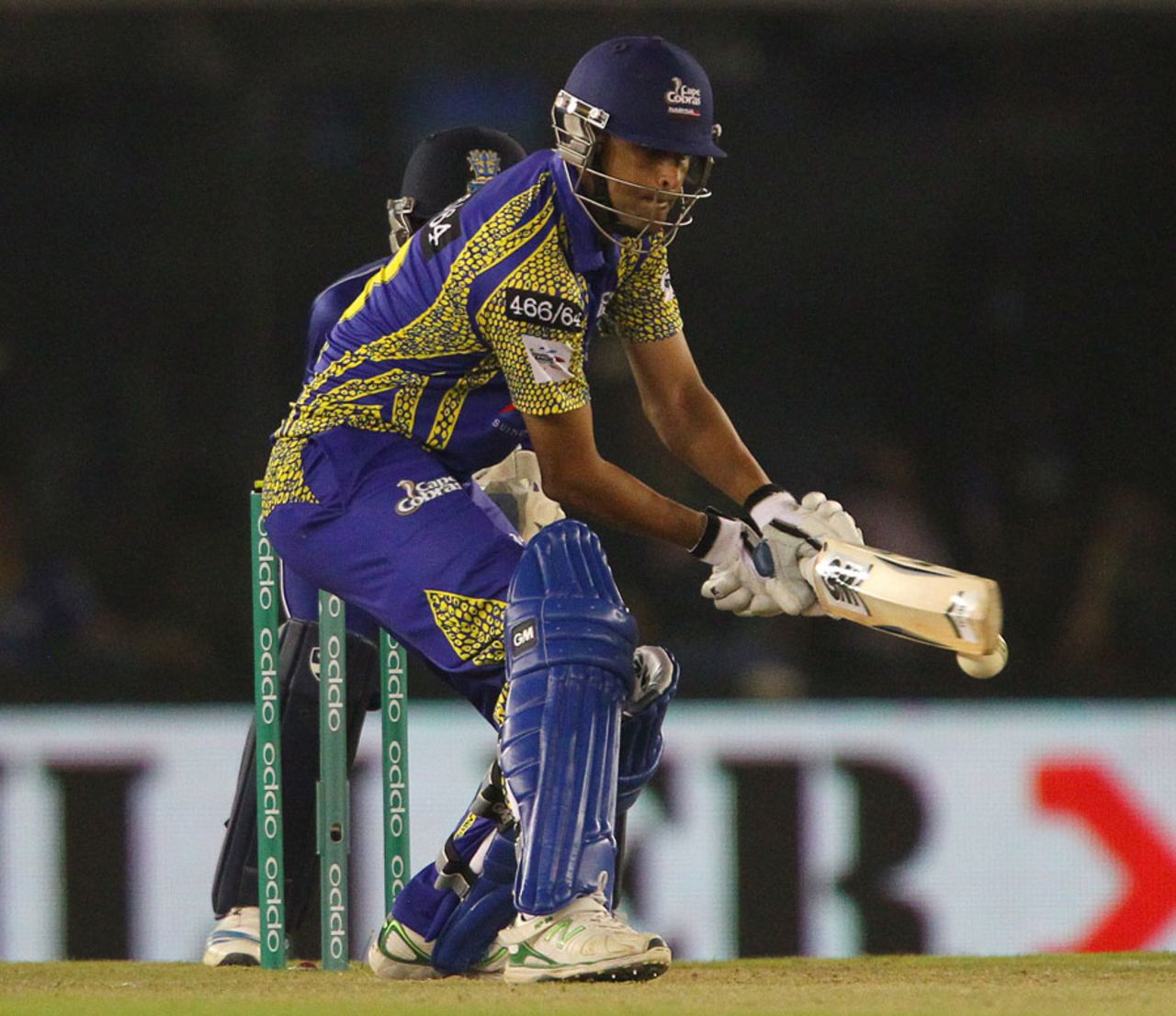 Robin Peterson tried one switch-hit too many, Barbados Tridents v Cape Cobras, Champions League T20, Group B, Mohali, September 26, 2014
