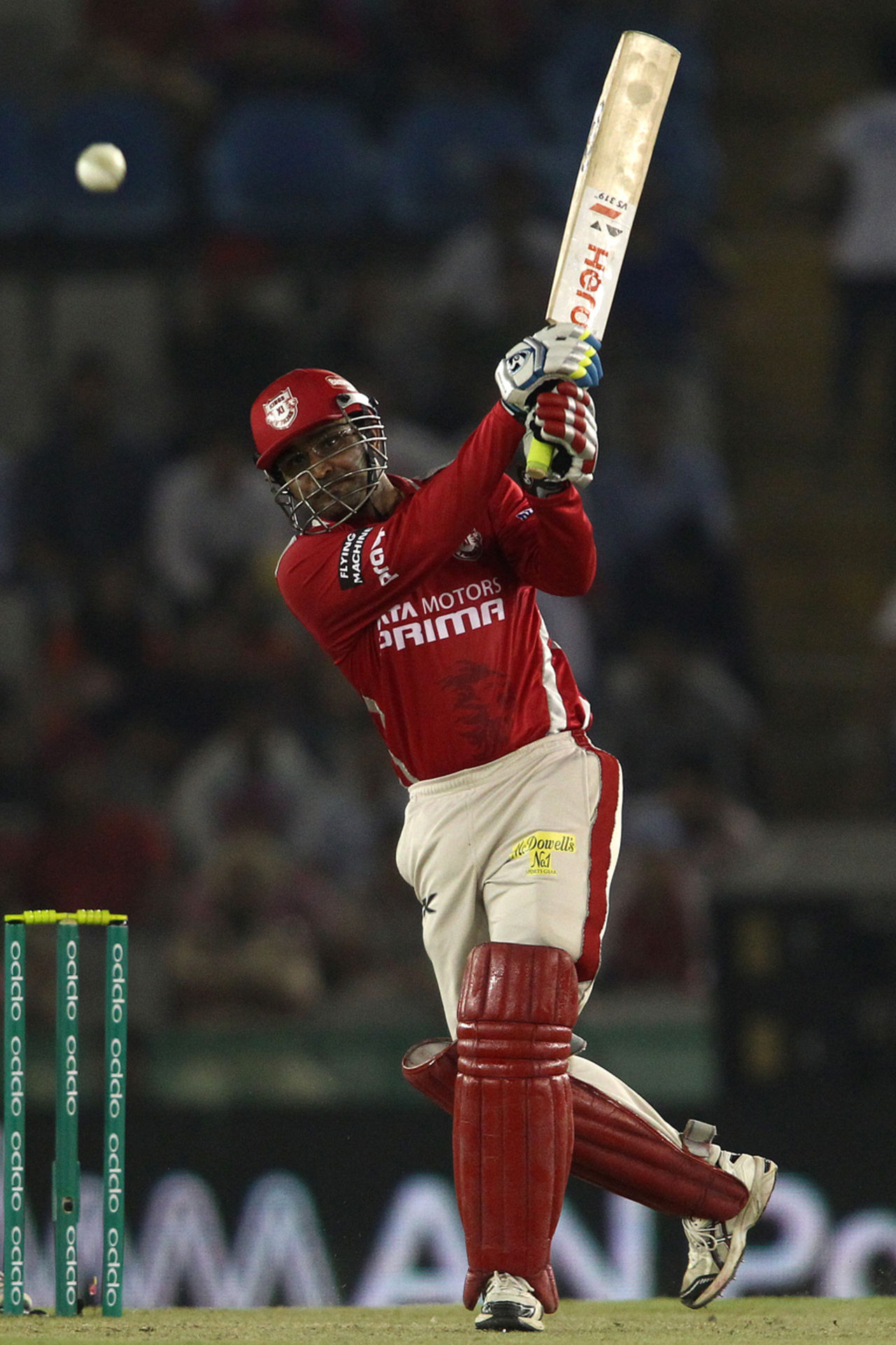 Virender Sehwag laid a platform with 52 off 37, Kings XI Punjab v Northern Knights, Champions League T20, Mohali, September 26, 2014