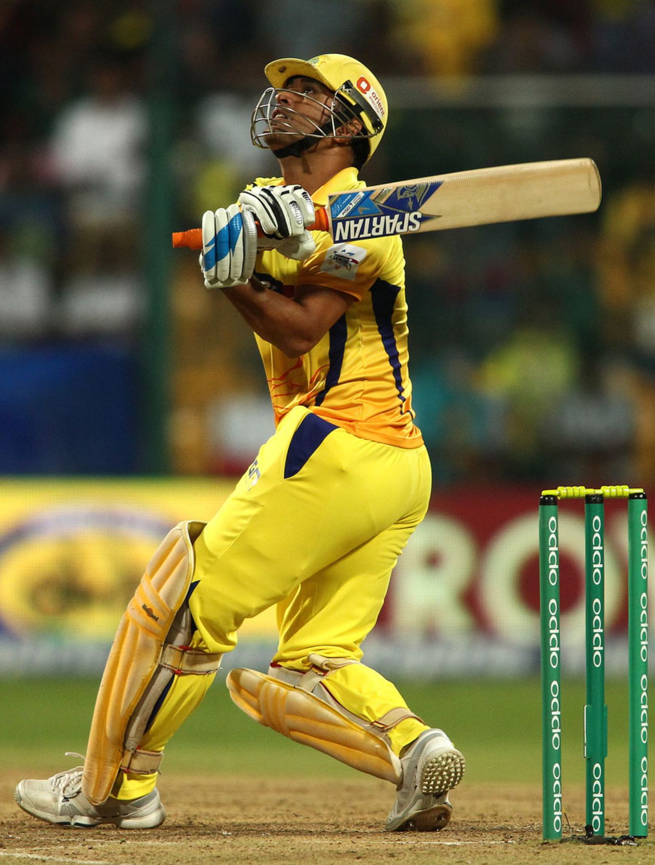 MS Dhoni powered his way to 35 off 16, Chennai Super Kings v Perth Scorchers, Champions League T20, Bangalore, September 27, 2014