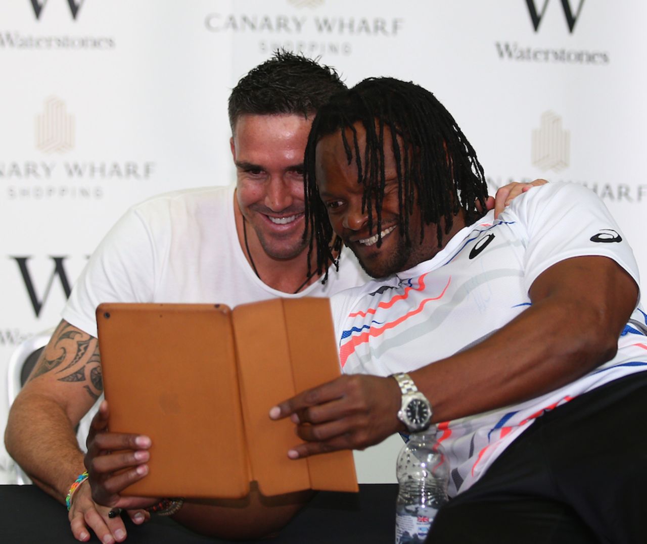 Kevin Pietersen poses for a picture at his book signing, London, October 9, 2014