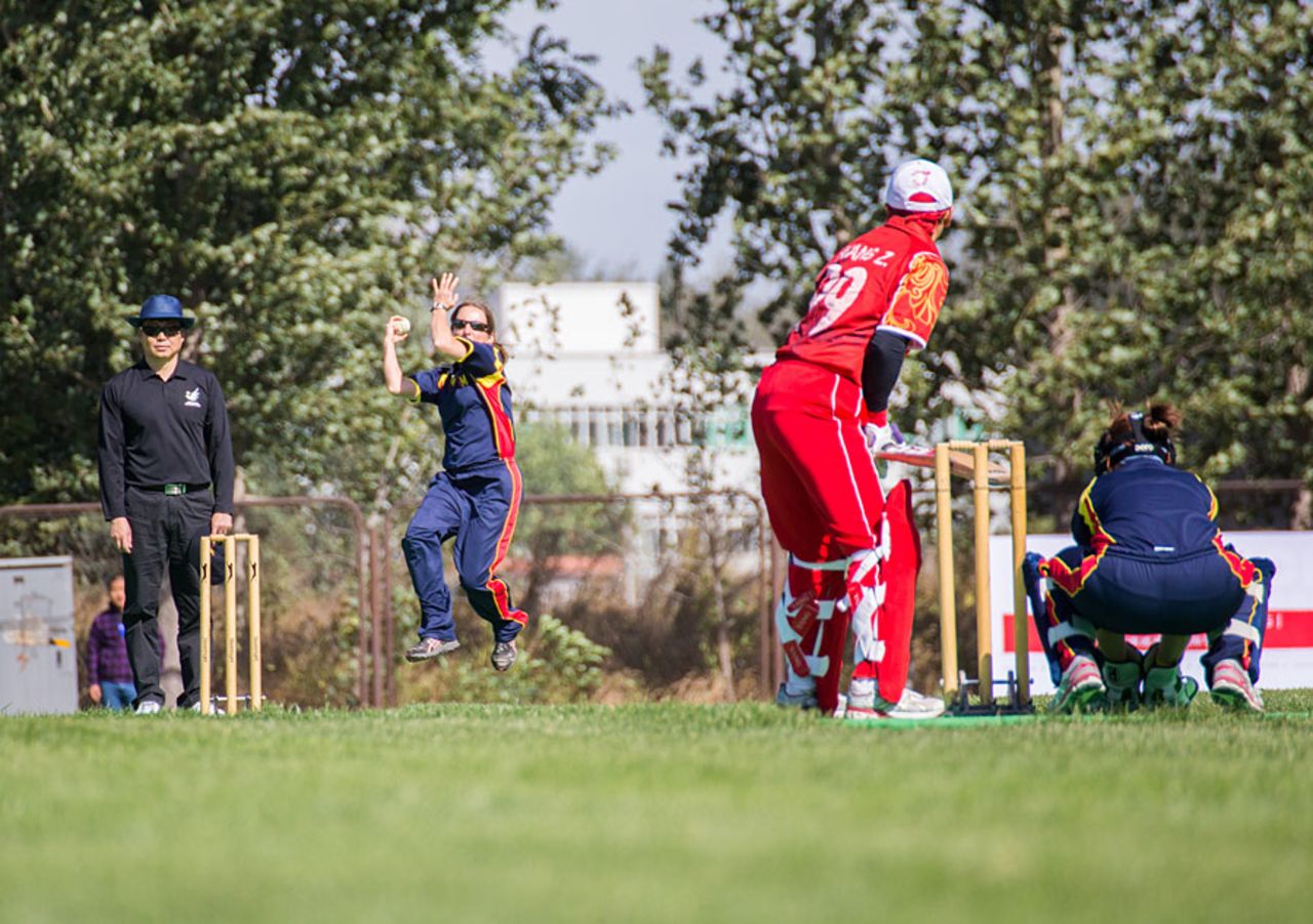 MCC Women in action during their tour of China, Dulwich College, Beijing, October 15, 2015 