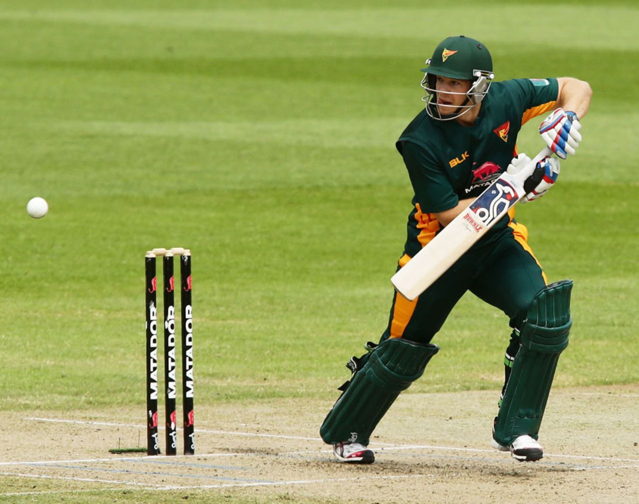 Tim Paine on his way to 125, Queensland v Tasmania, Matador BBQs One-Day Cup, Sydney, October 18, 2014