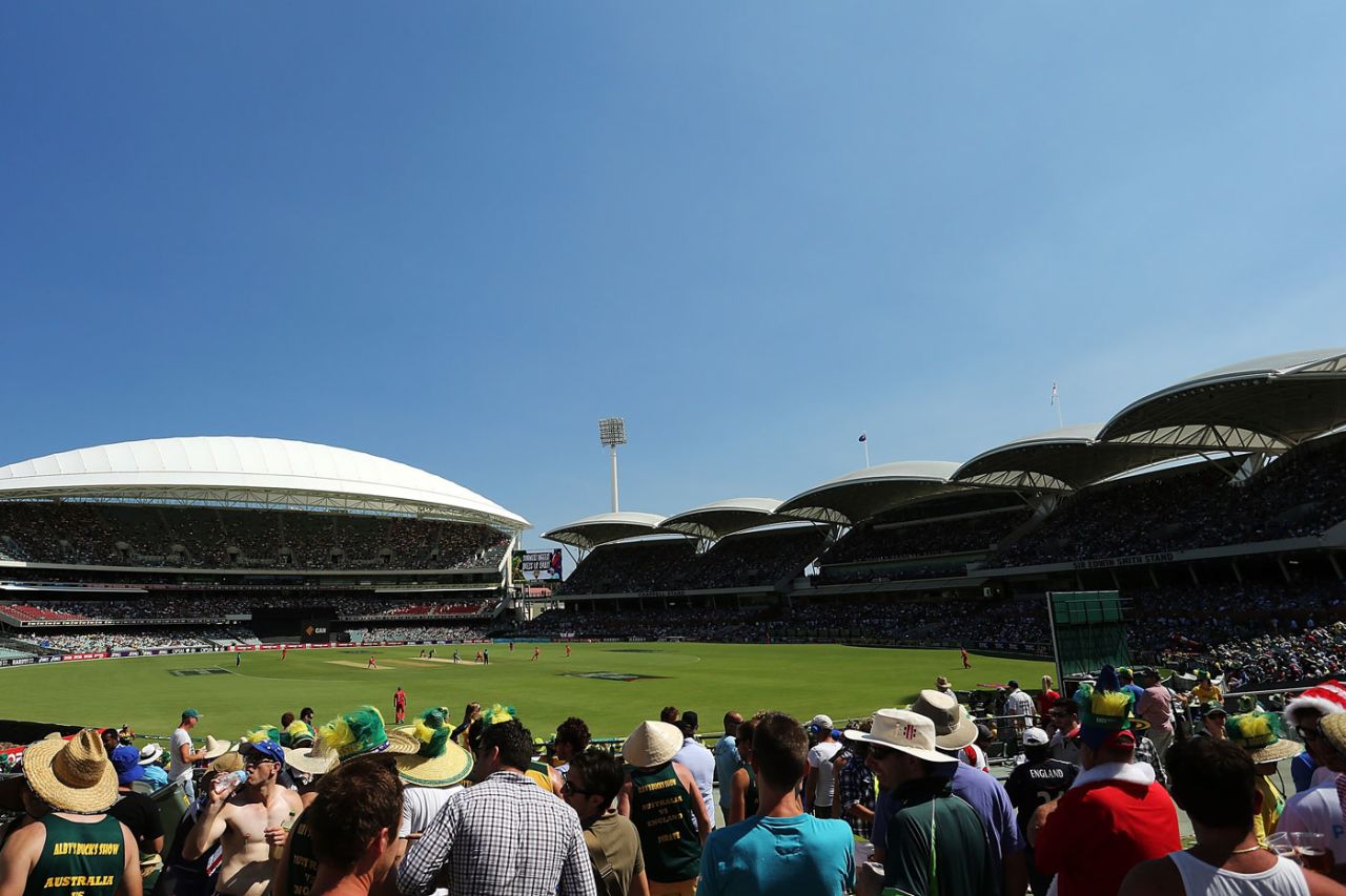 A general view of the Adelaide Oval, Australia v England, 5th ODI, Adelaide, January 26, 2014