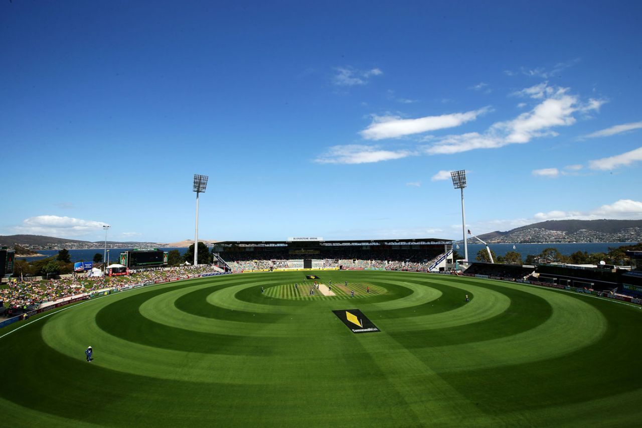 A general view of the Bellerive Oval, Australia v Sri Lanka, 5th ODI, Hobart, January 23, 2013