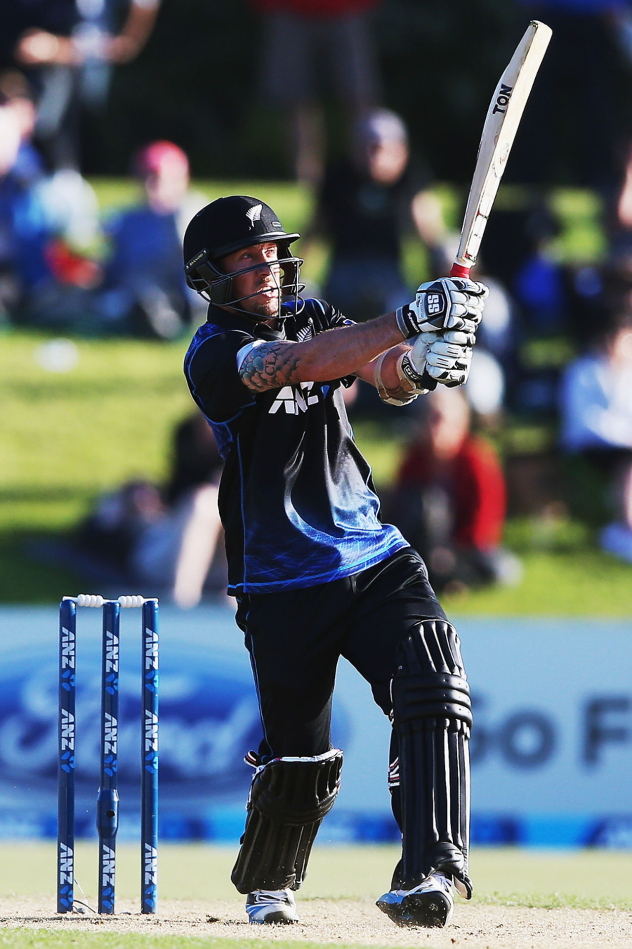Luke Ronchi made a fighting 79, New Zealand v South Africa, 2nd ODI, Mount Maunganui, October 24, 2014