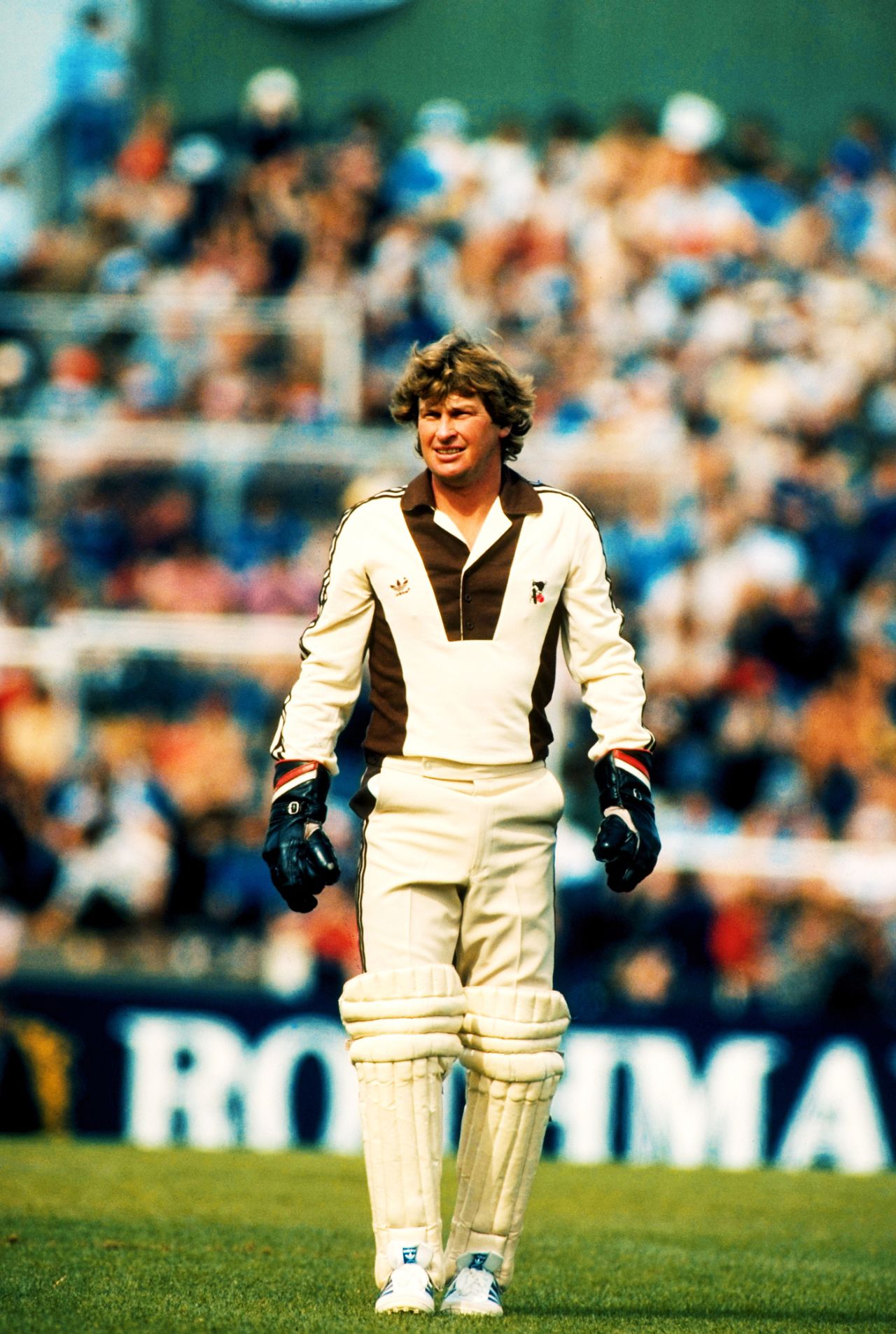 Ian Smith in the field, New Zealand v England, Auckland, February 25, 1984