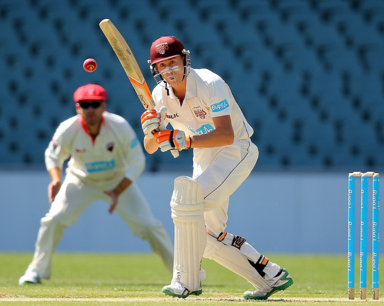 Marnus Labuschagne scored 83 on first-class debut, South Australia v Queensland, Sheffield Shield, Adelaide, 1st day, October 31, 2014