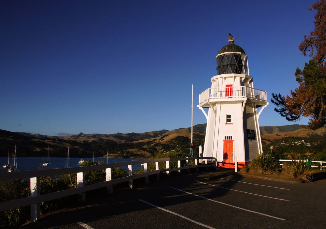 The Akaroa Lighthouse on Banks Peninsula, February 12, 2014