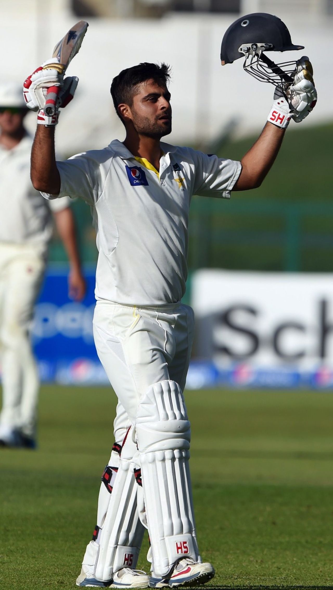 Ahmed Shehzad scored his third Test hundred, Pakistan v New Zealand, 1st Test, Abu Dhabi, 1st day, November 9, 2014