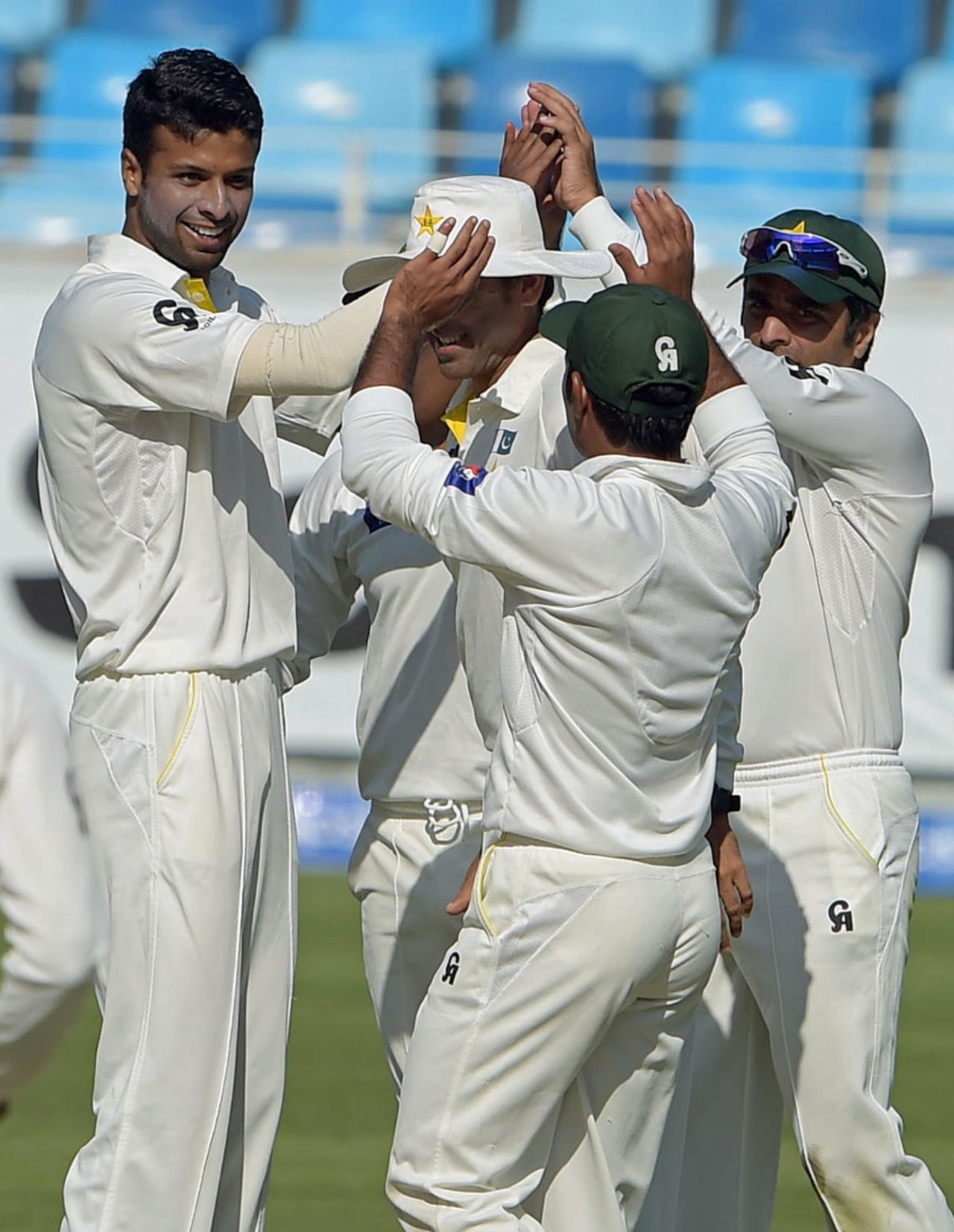 Ehsan Adil dismissed Corey Anderson for 9, Pakistan v New Zealand, 2nd Test, Dubai, 2nd day, November 18, 2014