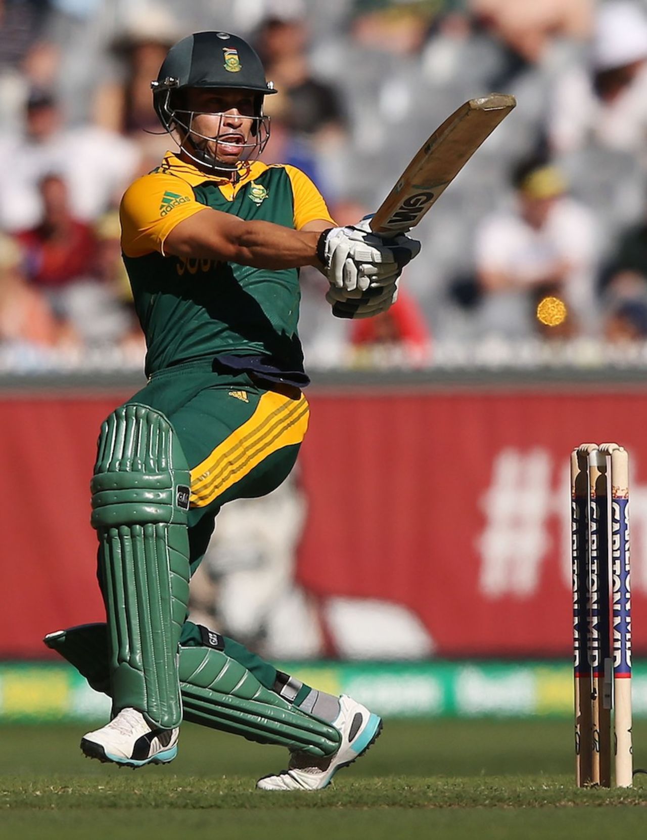 Farhaan Behardien made 22 off 23 balls, Australia v South Africa, 4th ODI, Melbourne, November 21, 2014