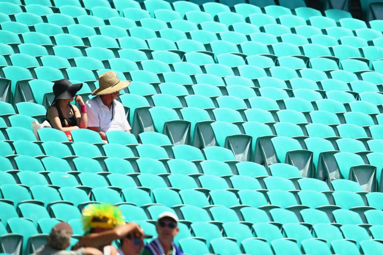 It wasn't a full house at the SCG, Australia v South Africa, 5th ODI, Sydney, November 23, 2014