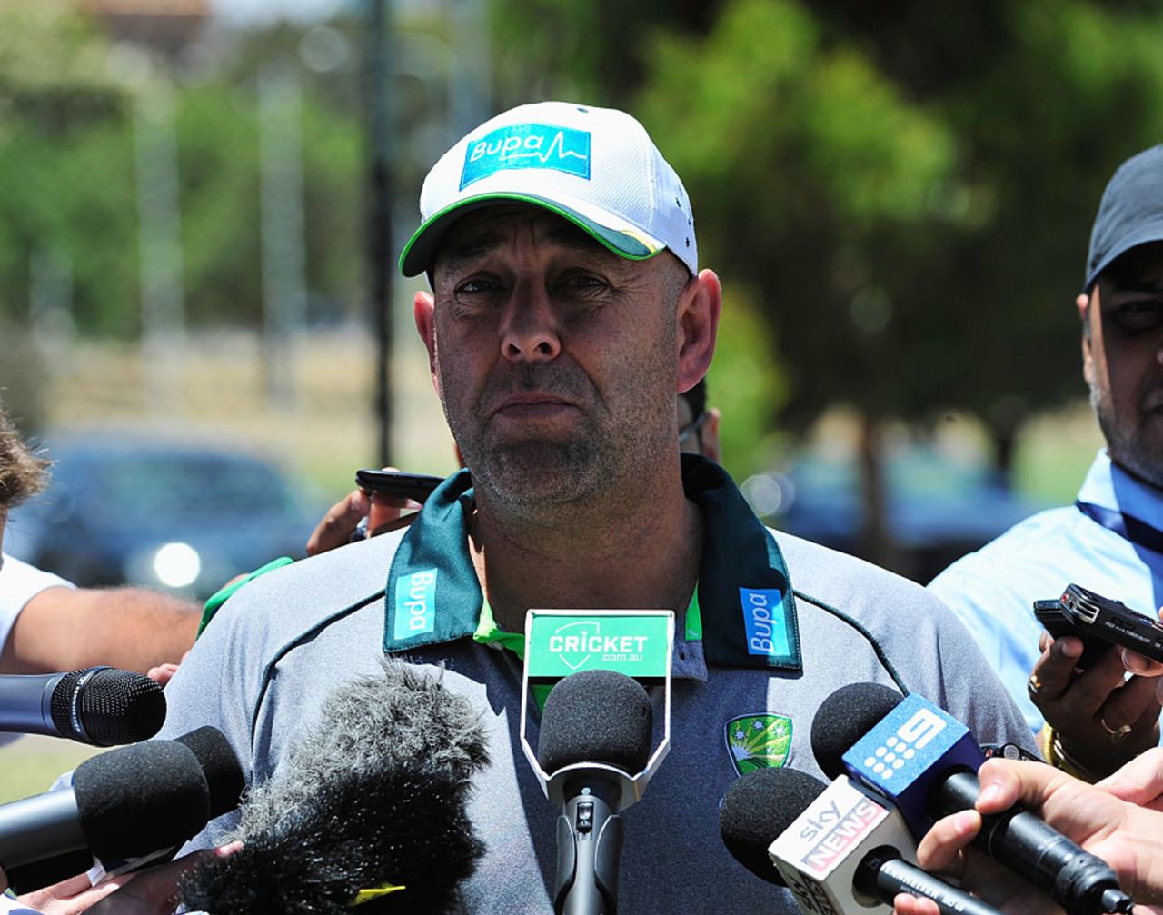 Darren Lehmann spoke about how Australia will prepare for the first Test, Adelaide, December 5, 2014