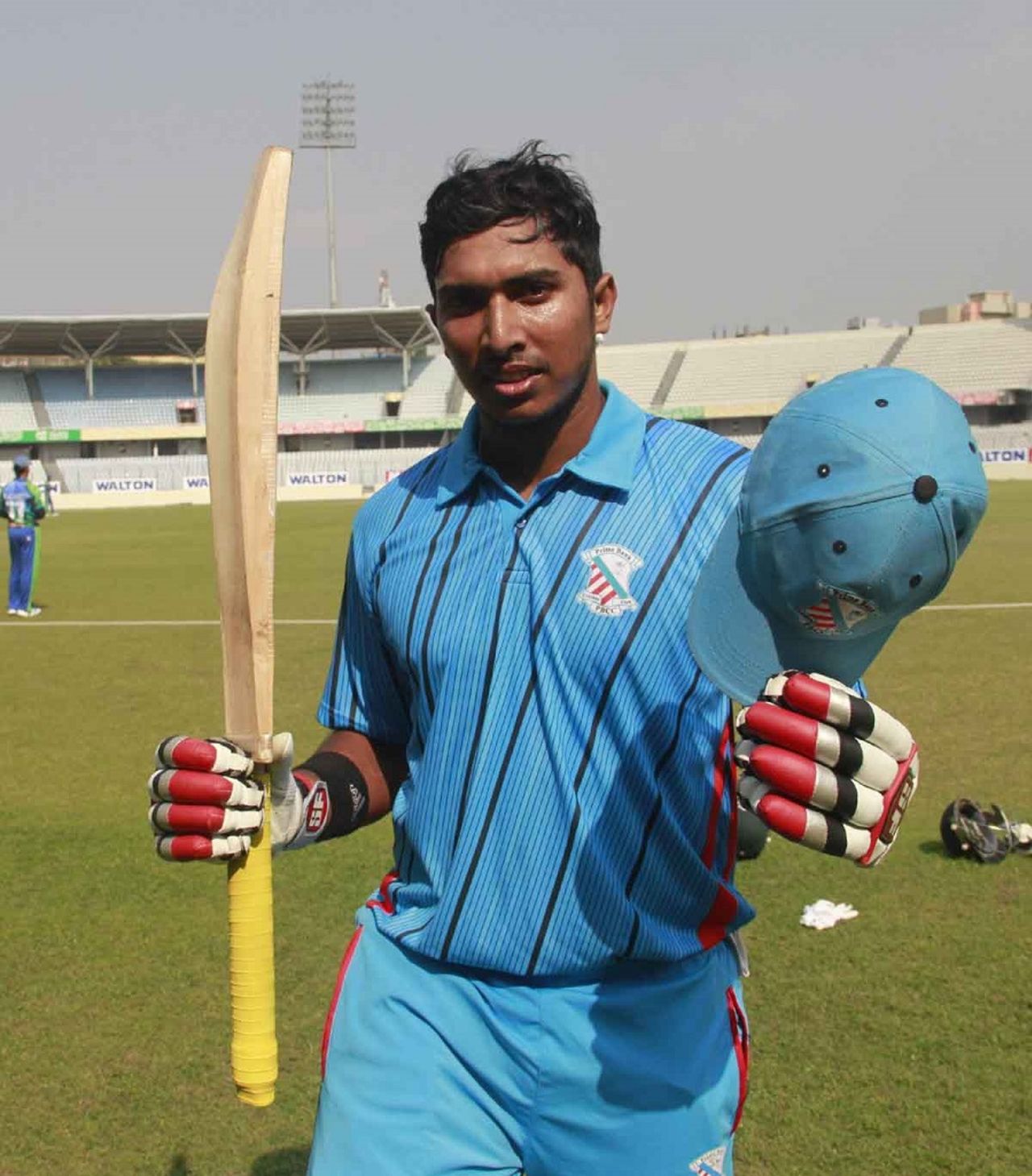 Soumya Sarkar made 127 off 147 balls, Partex Sporting Club v Prime Bank Cricket Club, Dhaka Premier Division, Mirpur, December 6, 2014
