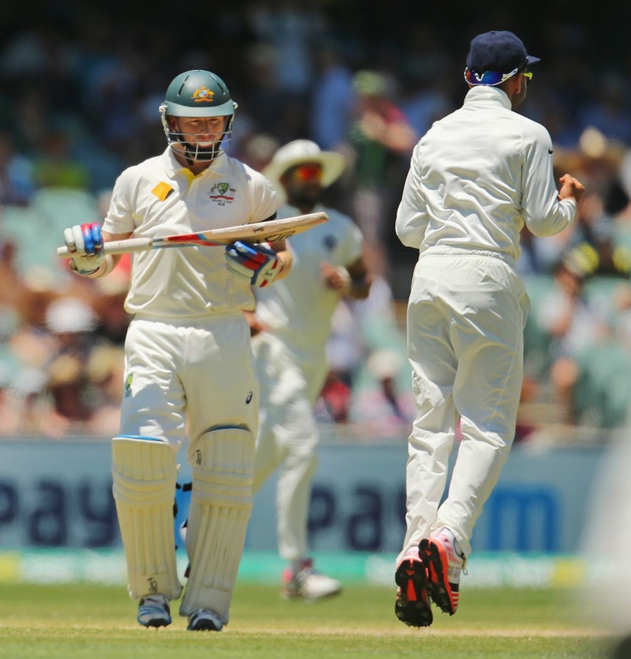 Chris Rogers fell soon after lunch, Australia v India, 1st Test, Adelaide, 4th day, December 12, 2014