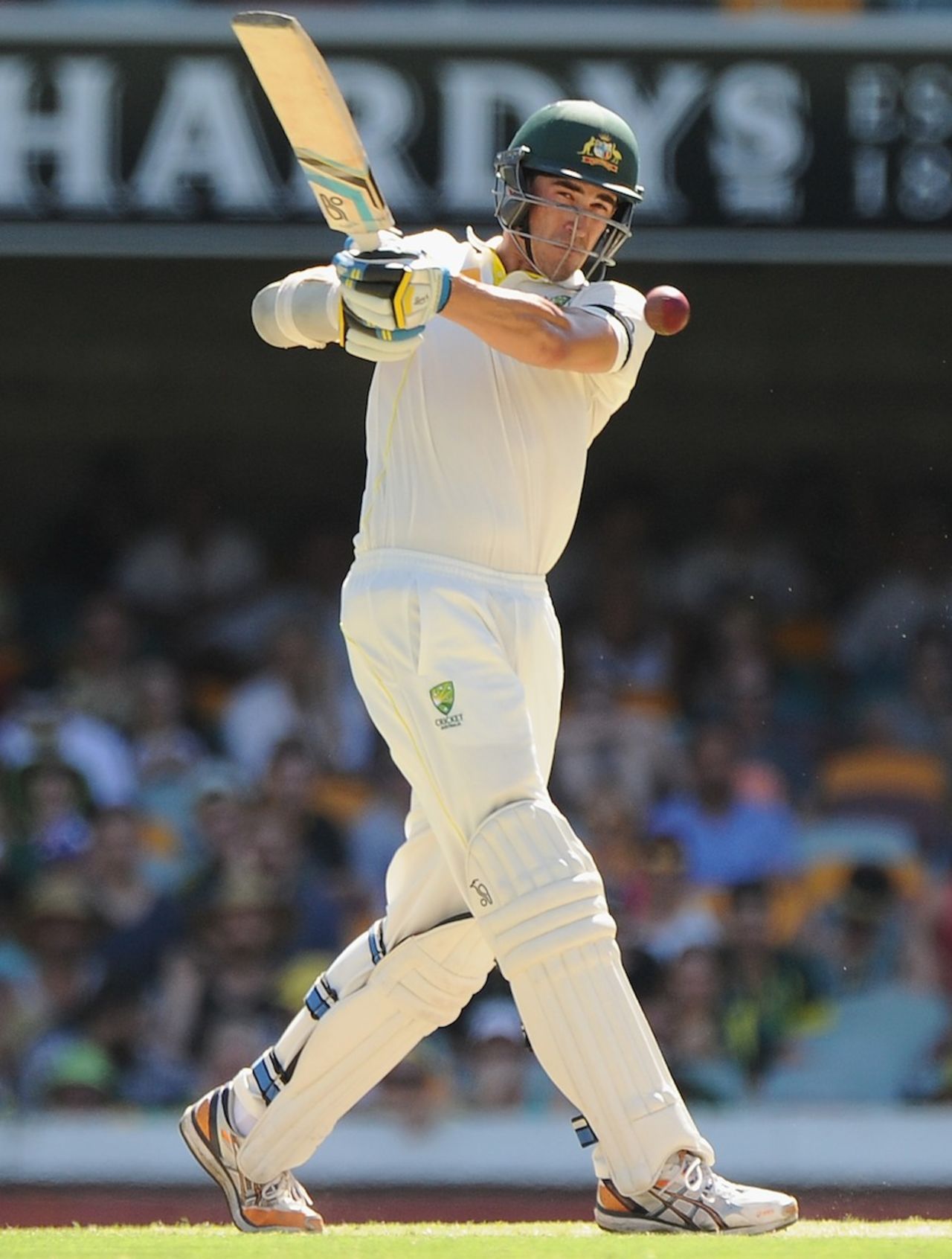 Mitchell Starc brought up his fifty off 53 balls, Australia v India, 2nd Test, Brisbane, 3rd day, December 19, 2014