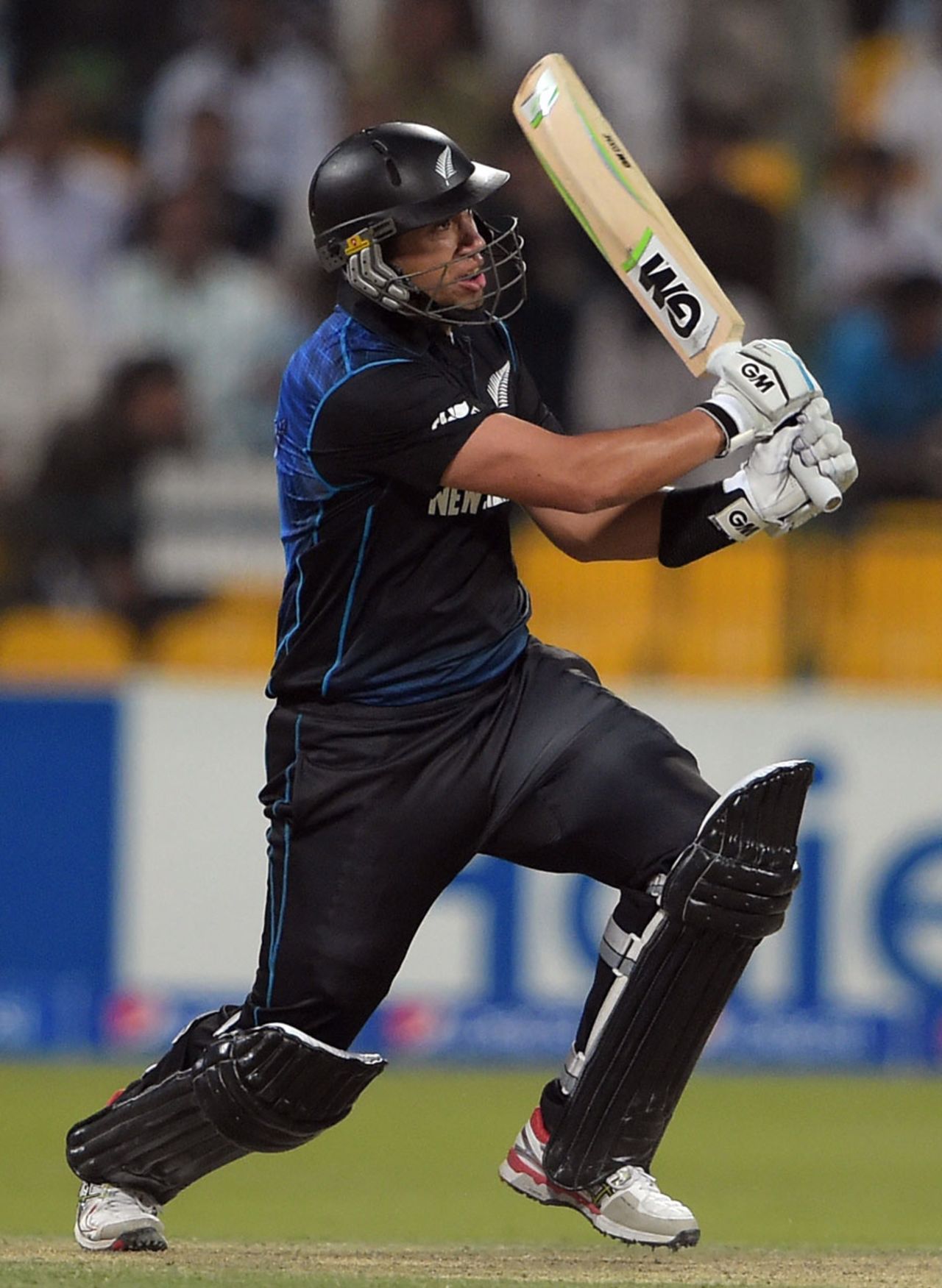 Ross Taylor flicks one away during his 88 not out, Pakistan v New Zealand, 5th ODI, Abu Dhabi, December 19, 2014