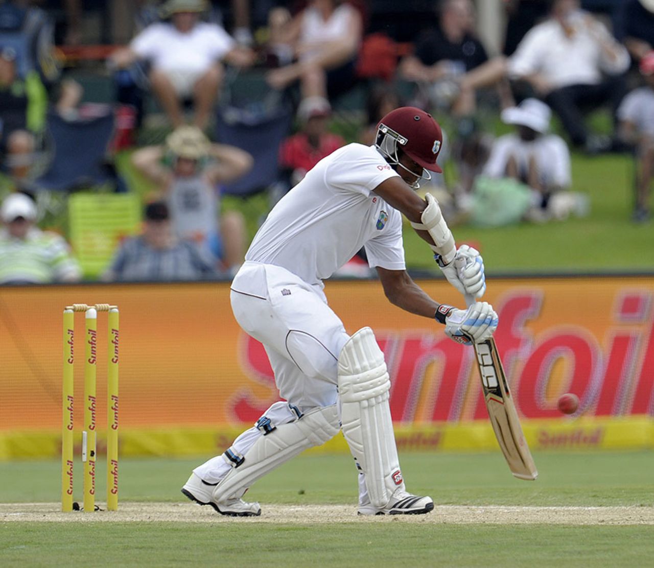 Leon Johnson was one of five West Indies to get a solid start, South Africa v West Indies, 1st Test, Centurion, 3rd day, December 19, 2014