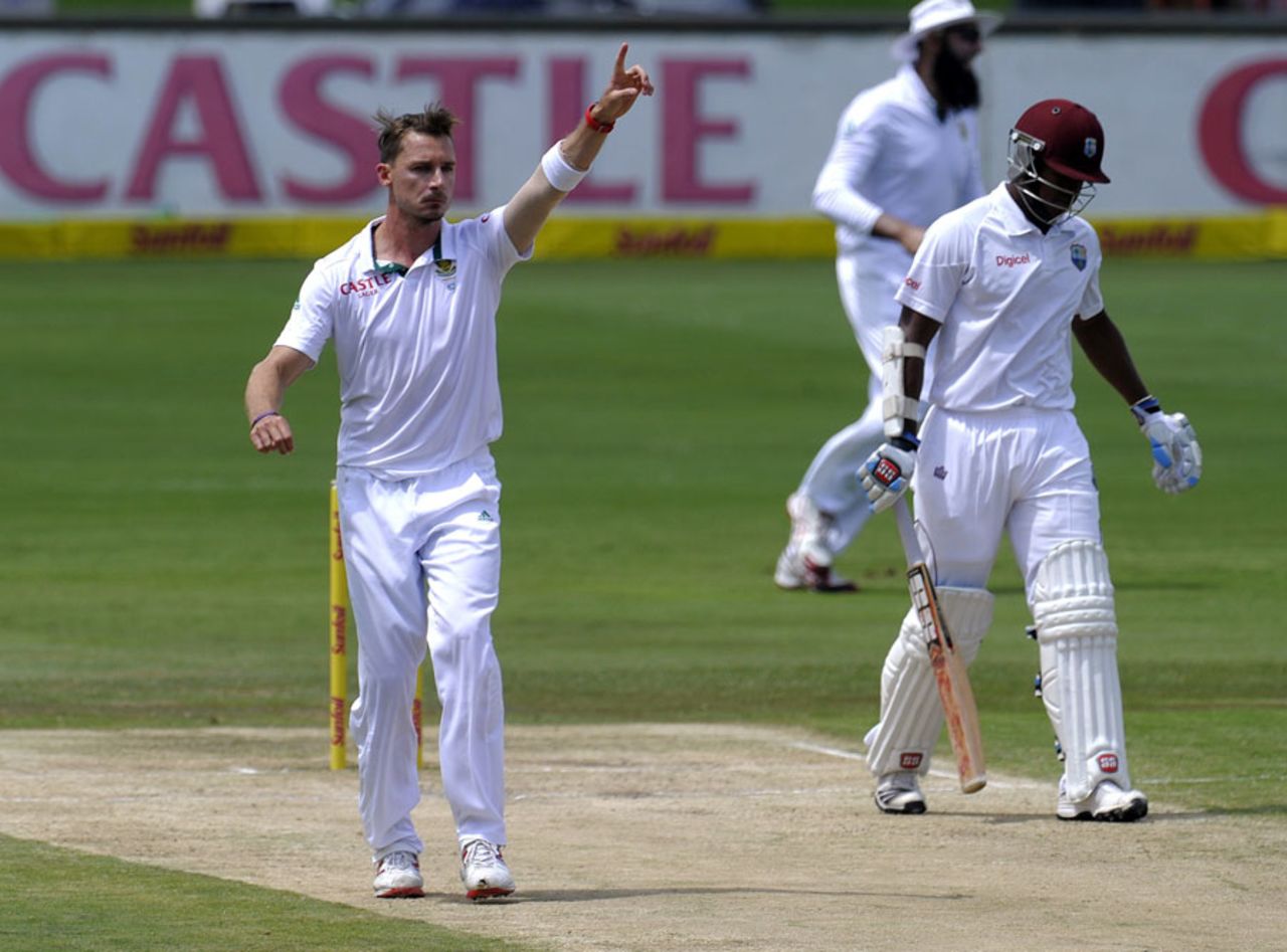 Dale Steyn picked up 6 for 34, South Africa v West Indies, 1st Test, Centurion, 4th day, December 20, 2014