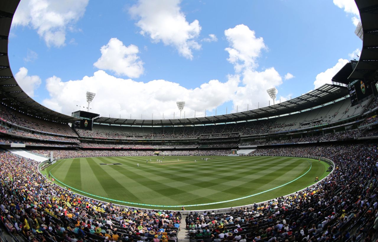 About 70,000 people showed up at the MCG on Boxing Day, Australia v India, 3rd Test, Melbourne, 1st day, December 26, 2014