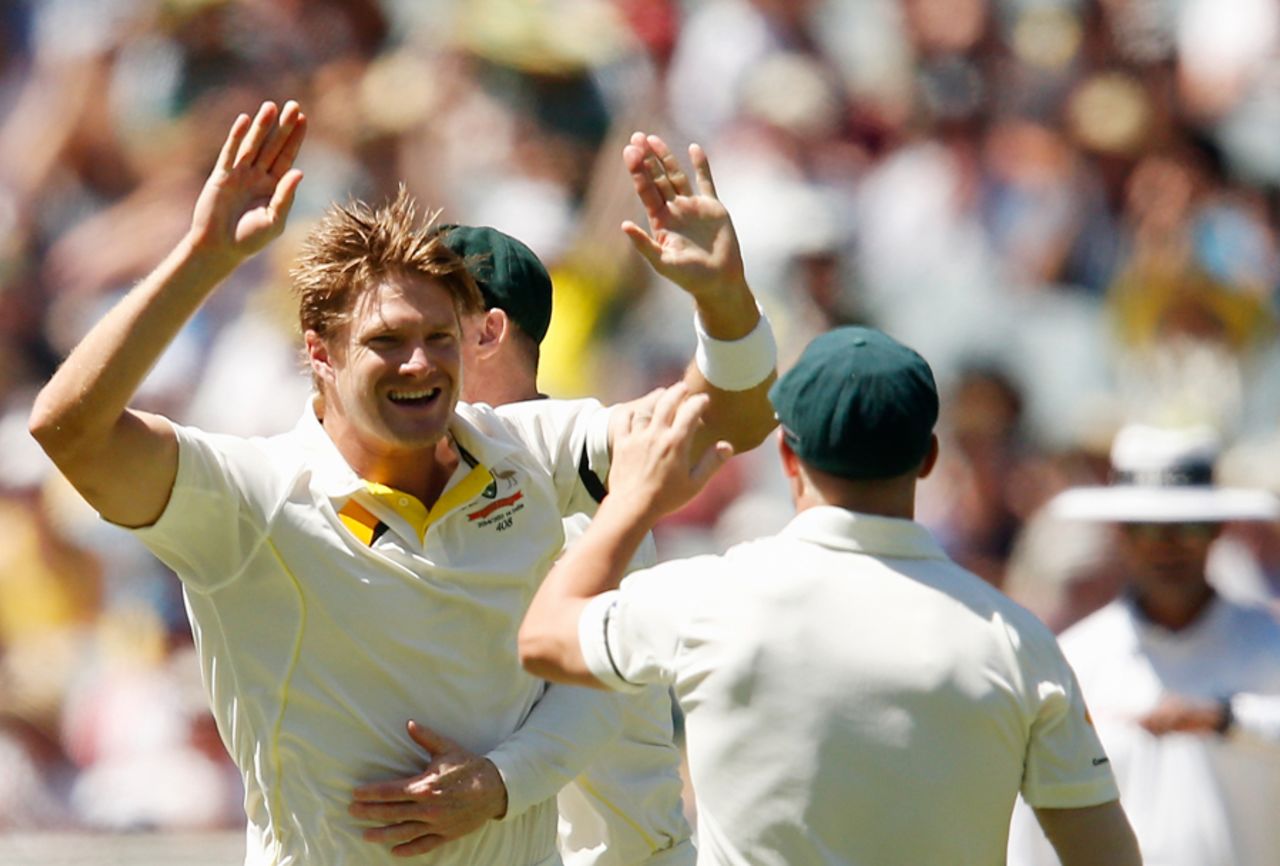 Shane Watson had M Vijay edging to the cordon, Australia v India, 3rd Test, Melbourne, 3rd day, December 28, 2014