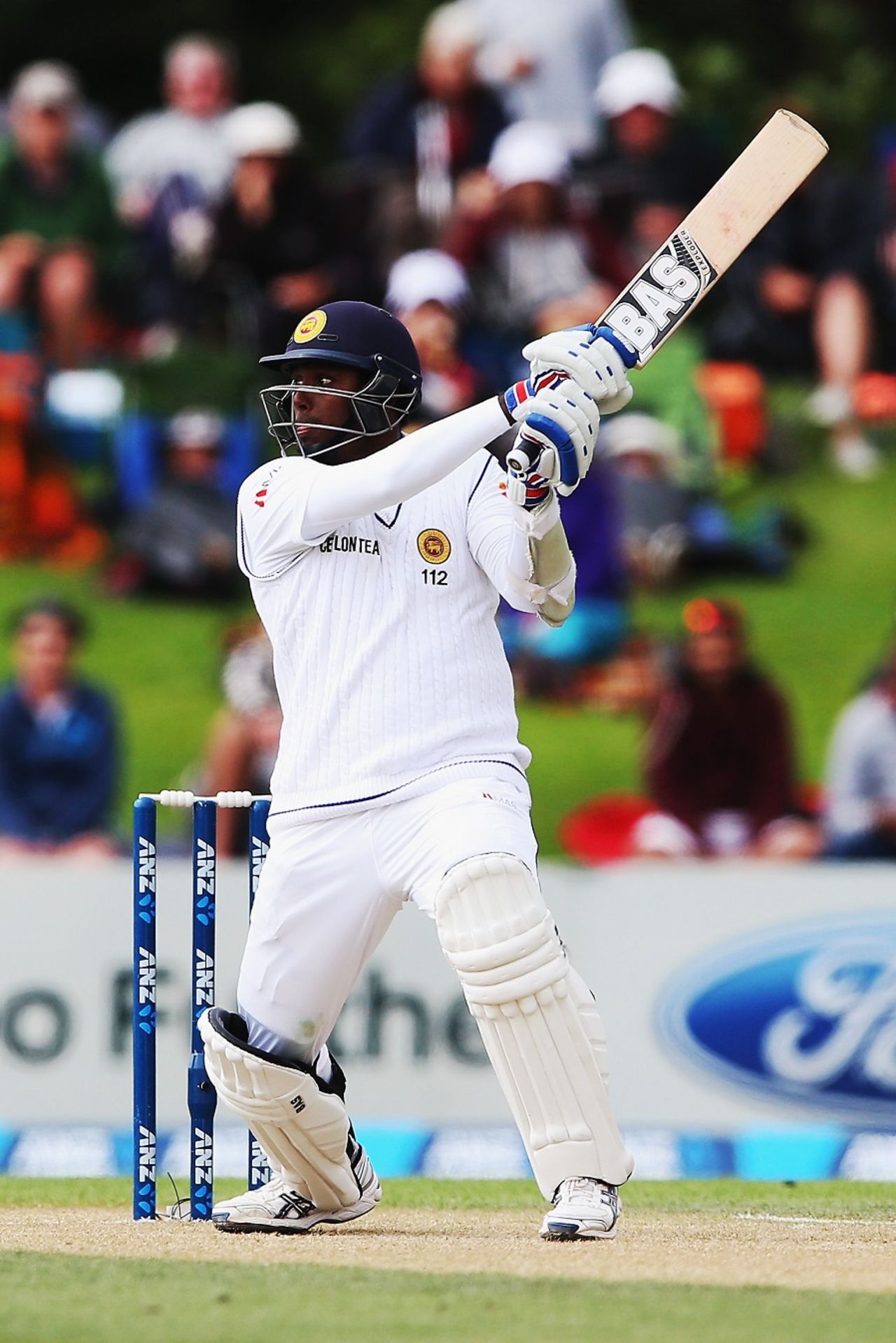 Angelo Mathews struck a counterattacking fifty, New Zealand v Sri Lanka, 1st Test, Christchurch, 3rd day, December 28, 2014
