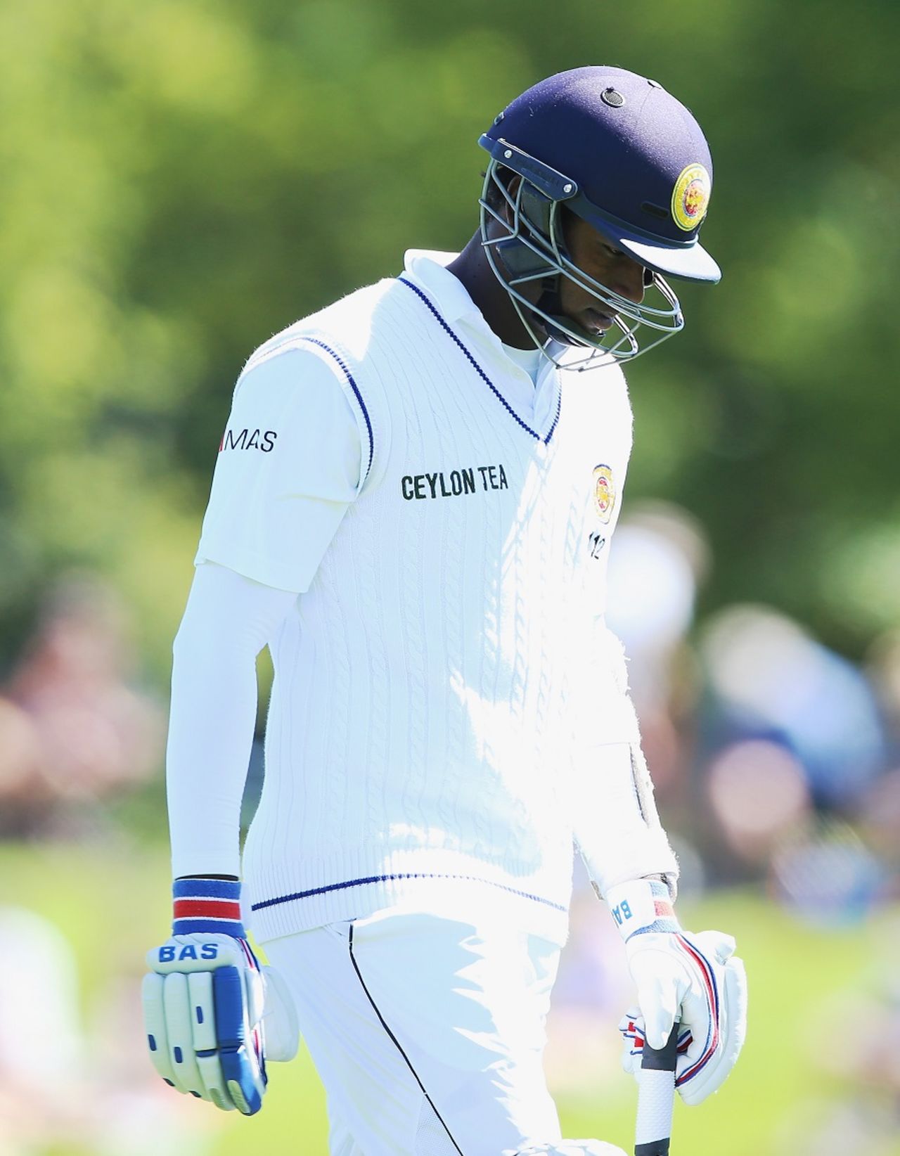 Angelo Mathews was caught behind off a pull shot, New Zealand v Sri Lanka, 1st Test, Christchurch, 4th day, December 29, 2014