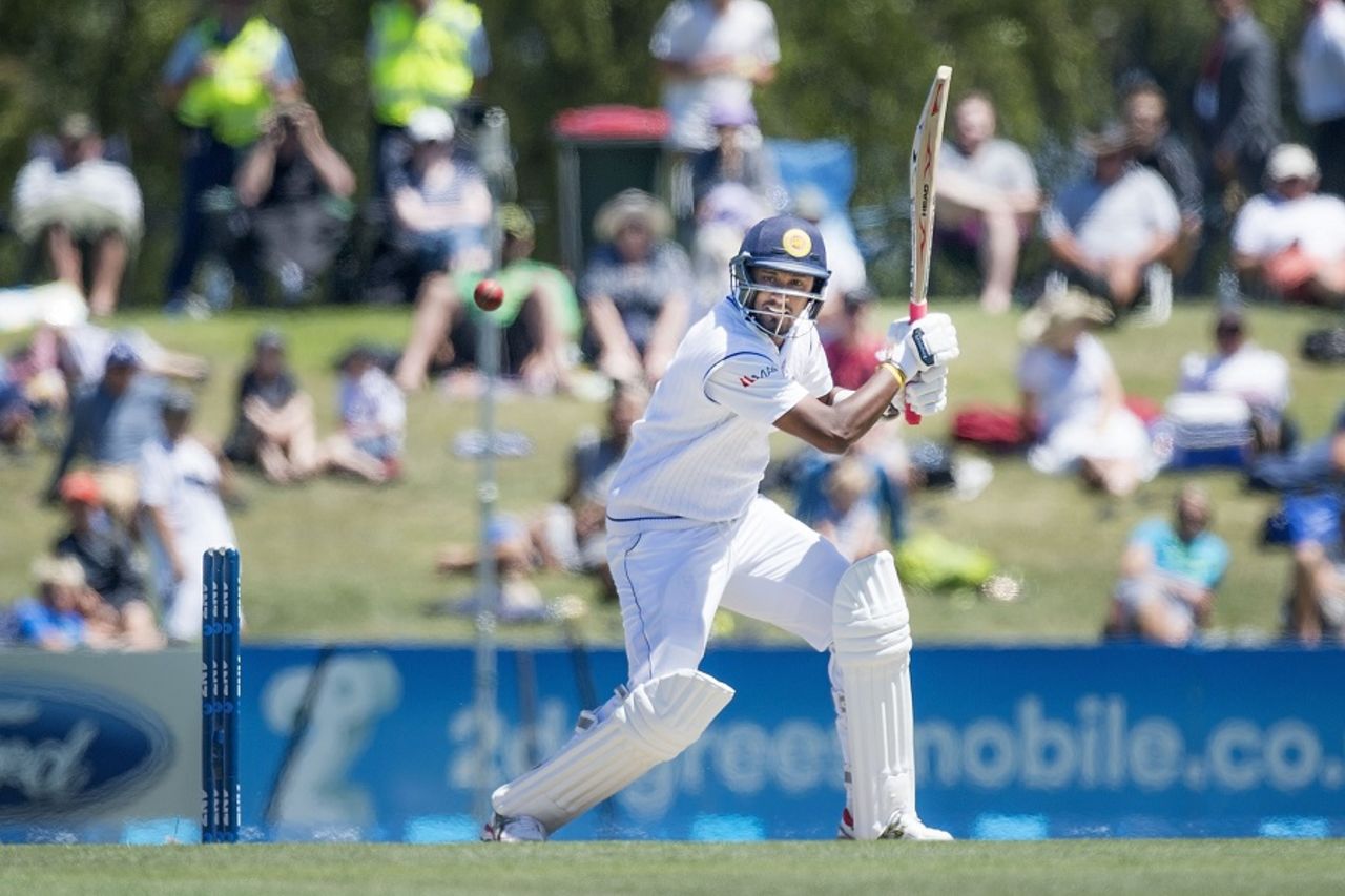 Suranga Lakmal was part of a 59-run final wicket stand, New Zealand v Sri Lanka, 1st Test, Christchurch, 4th day, December 29, 2014