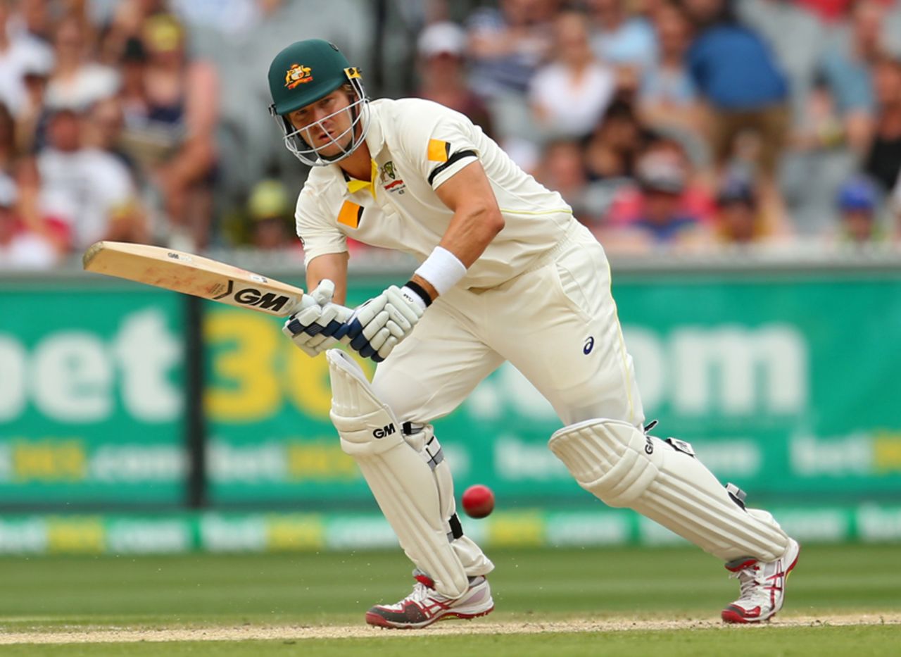 Shane Watson helped build Australia's lead, Australia v India, 3rd Test, Melbourne, 4th day, December 29, 2014