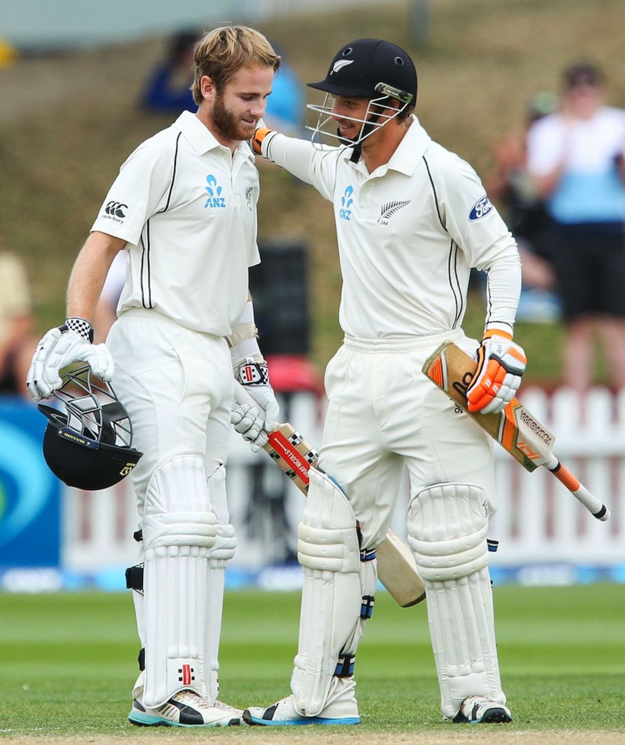 Kane Williamson and BJ Watling put on a large partnership, New Zealand v Sri Lanka, 2nd Test, Wellington, 4th day, January 6, 2015