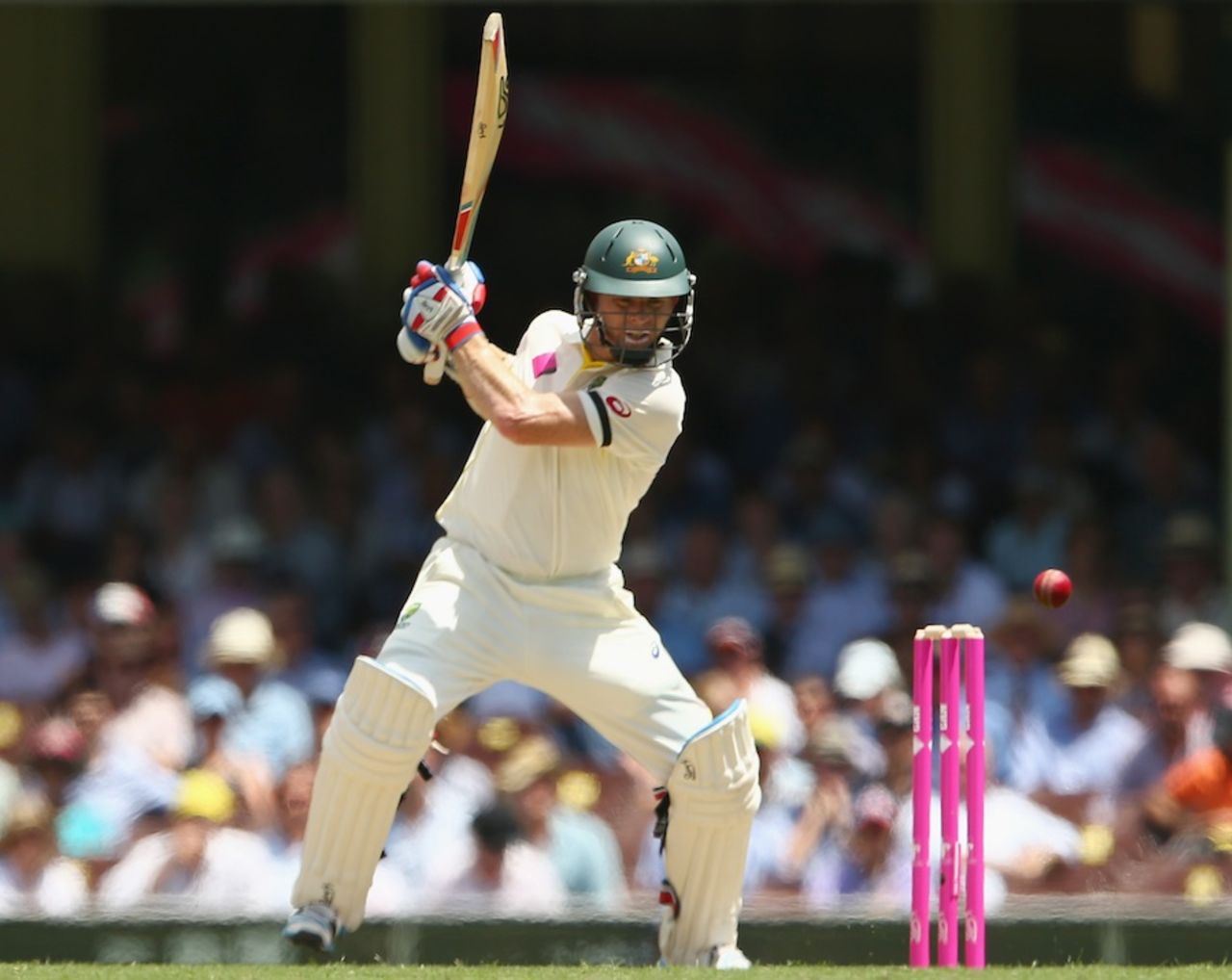 Chris Rogers brought off 50 off 91 balls, Australia v India, 4th Test, Sydney, 1st day, January 6, 2015
