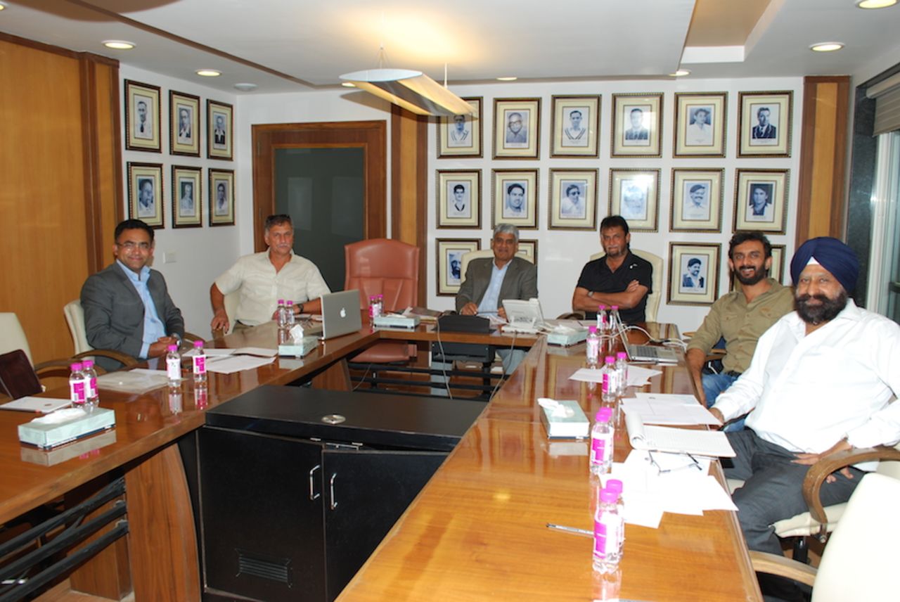 The Indian selection committee met to pick the squad for the World Cup, Mumbai, January 6, 2015