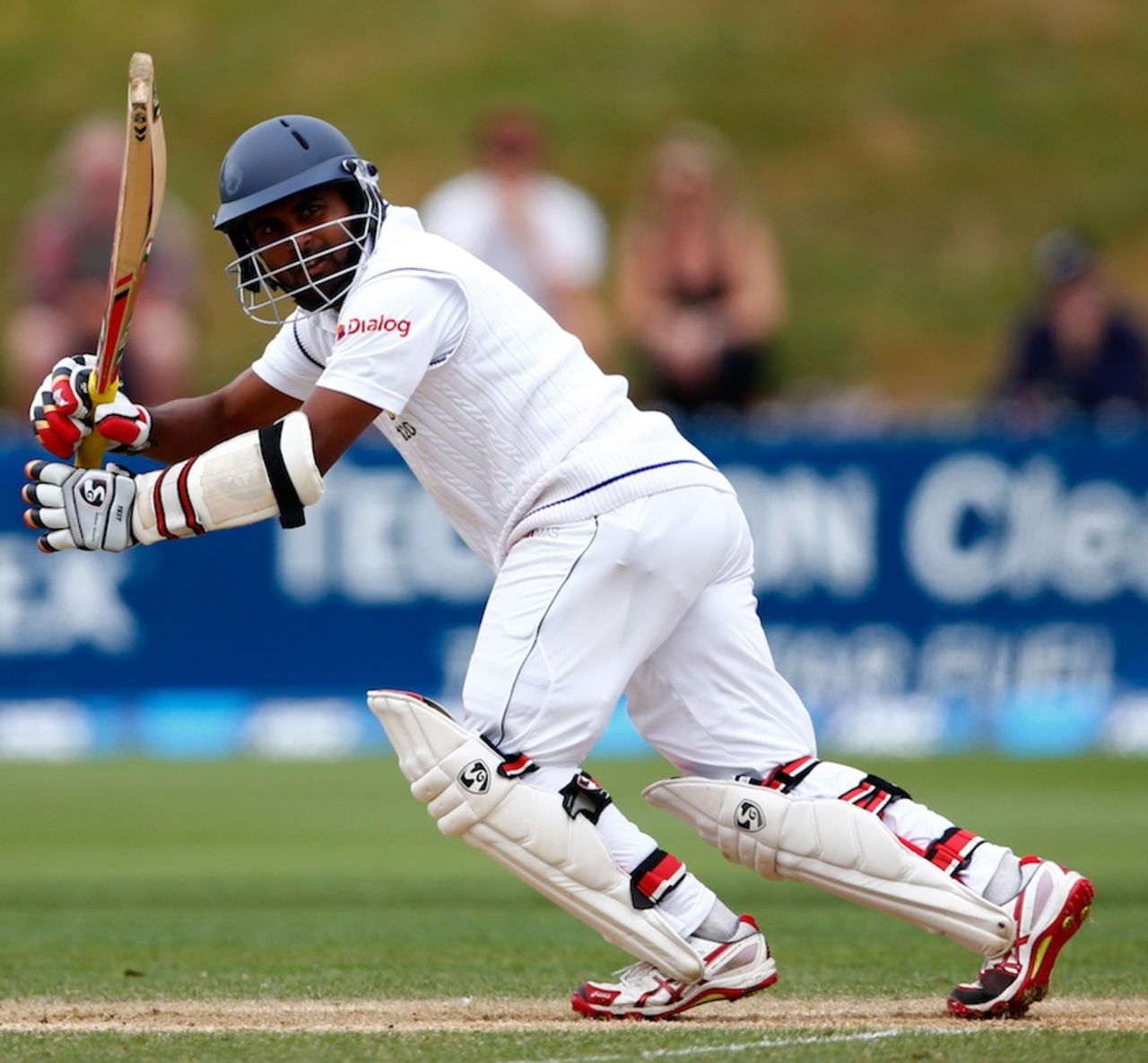 Kaushal Silva made 50 off 121 balls, New Zealand v Sri Lanka, 2nd Test, Wellington, 5th day, January 7, 2015