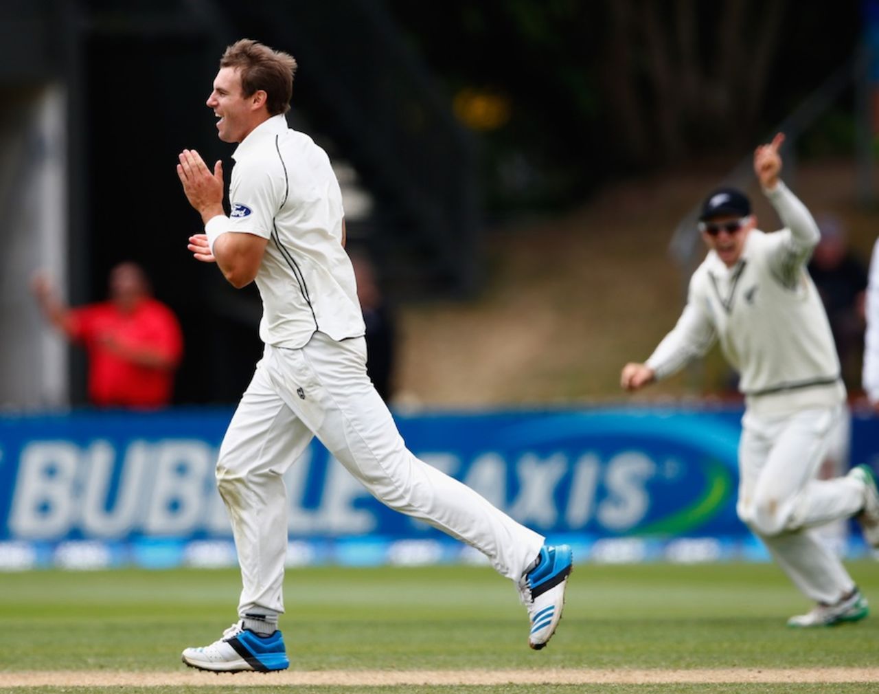 Doug Bracewell dismissed the well-set Kaushal Silva, New Zealand v Sri Lanka, 2nd Test, Wellington, 5th day, January 7, 2015
