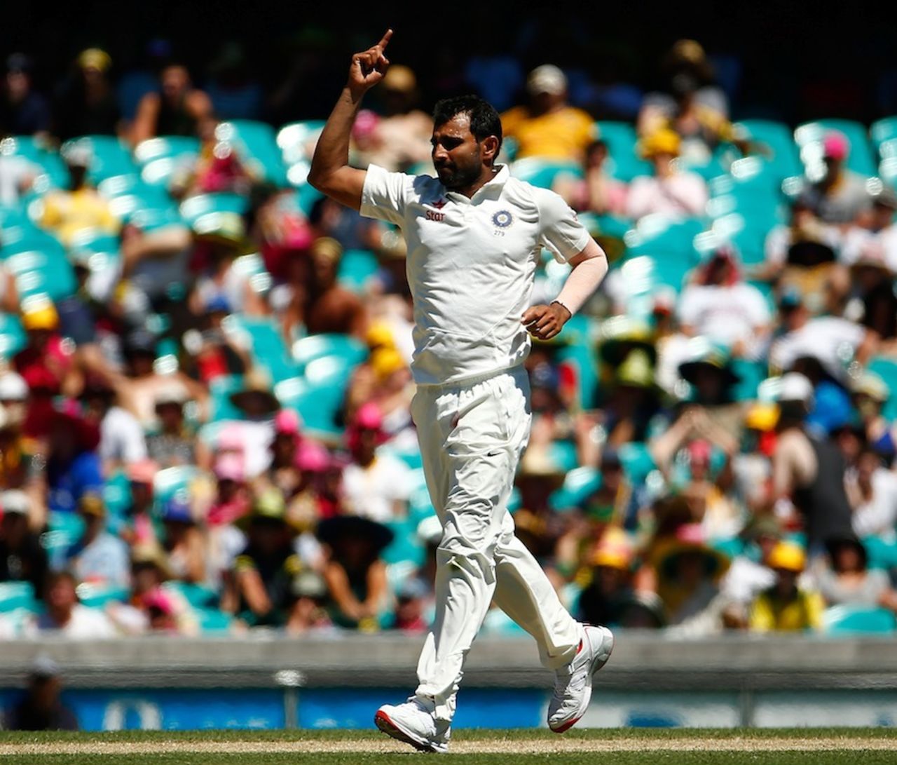 Mohammed Shami finished with 5 for 112, Australia v India, 4th Test, Sydney, 2nd day, January 7, 2015