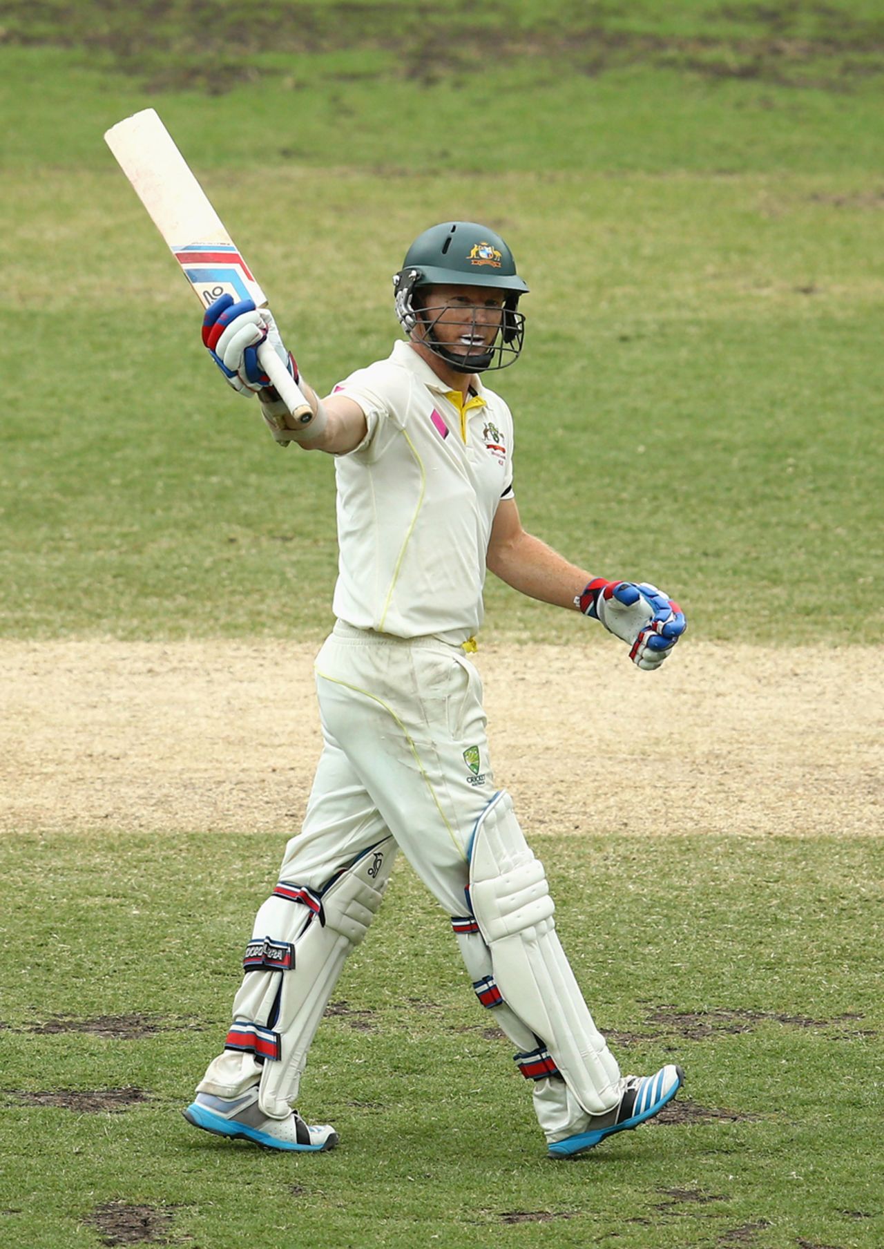 Chris Rogers registered his sixth half-century in six innings, Australia v India, 4th Test, Sydney, 4th day, January 9, 2015