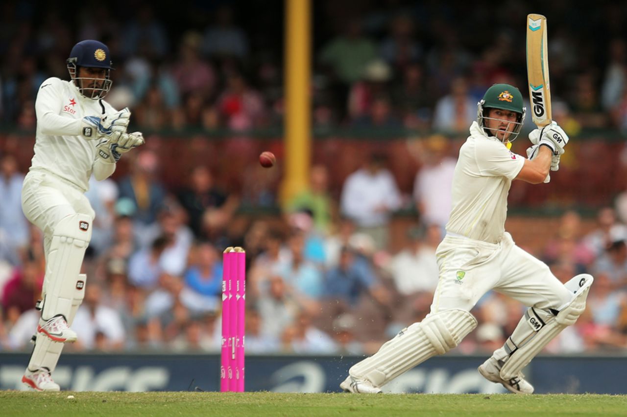 Joe Burns slammed 66 off 39 balls, Australia v India, 4th Test, Sydney, 4th day, January 9, 2015