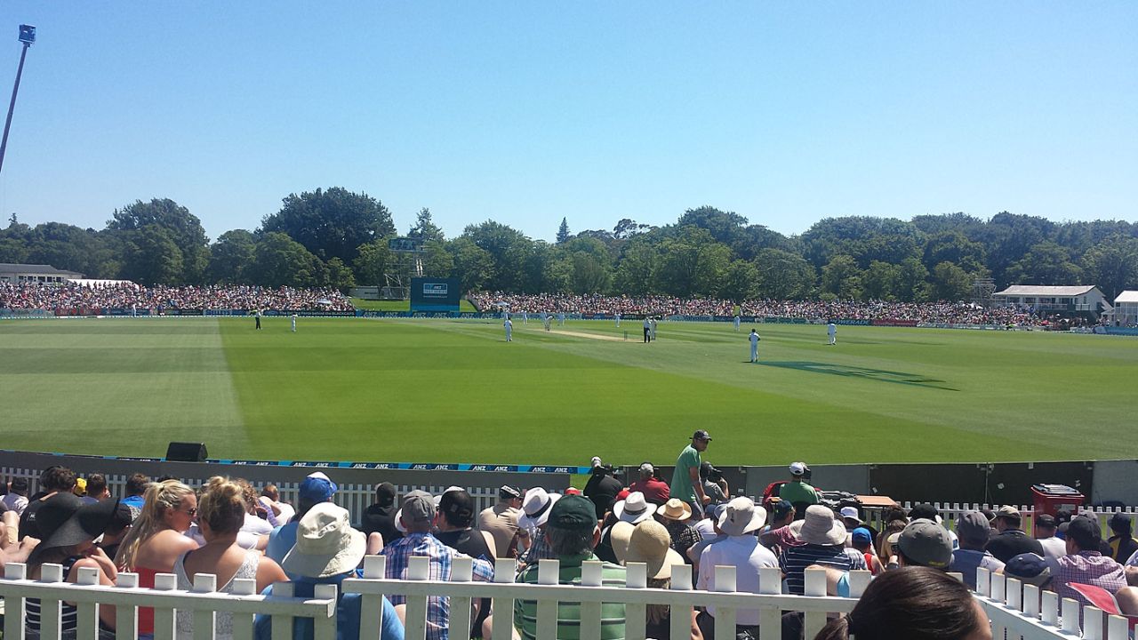 Sunshine greets Hagley Oval's maiden Test match, New Zealand v Sri Lanka, 1st Test, Christchurch, December 26, 2014