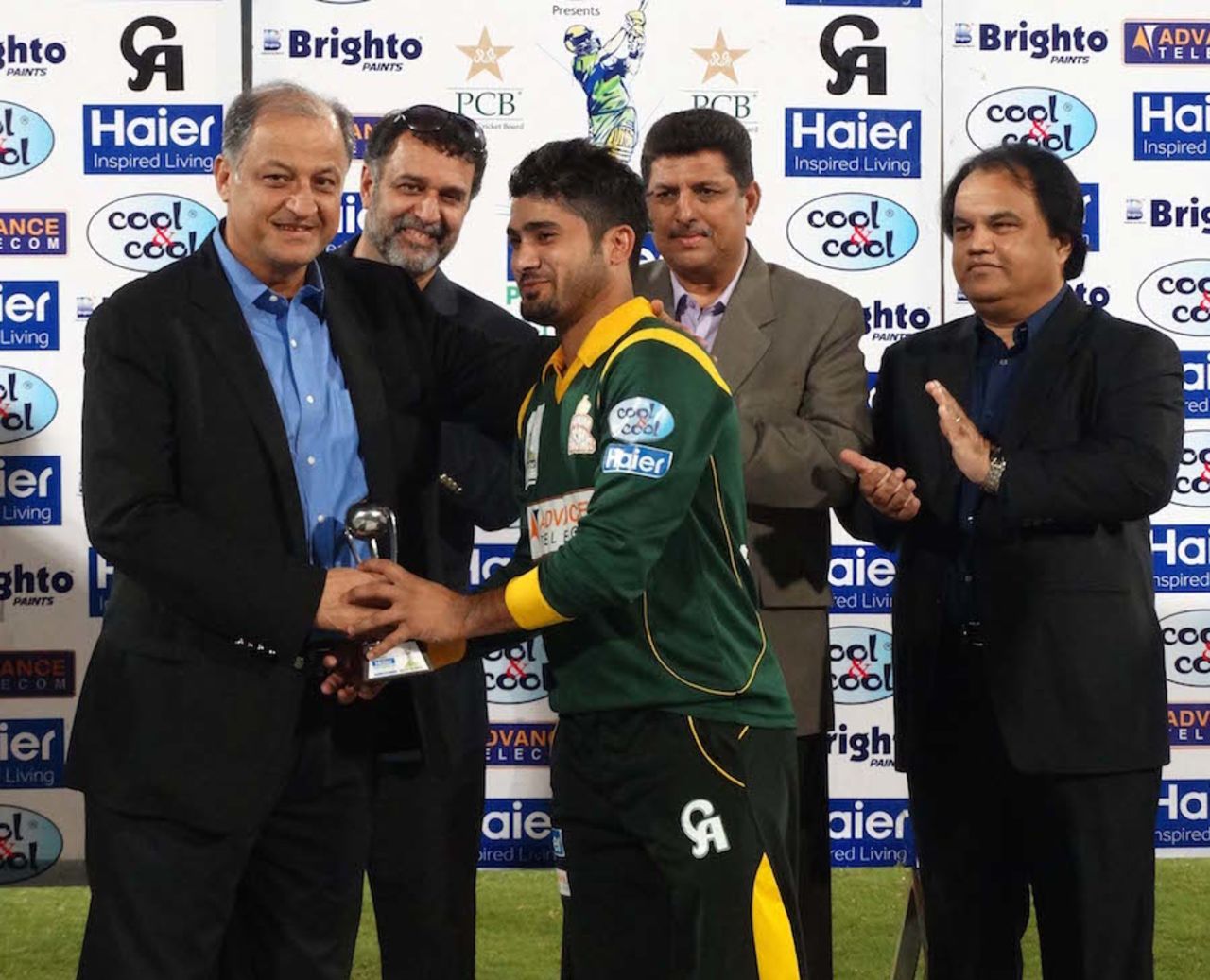 Umar Siddiq was the Man of the Match for his unbeaten 62, Sindh Knights v Punjab Badshahs, Pentangular One-Day Cup, Karachi, January 9, 2015