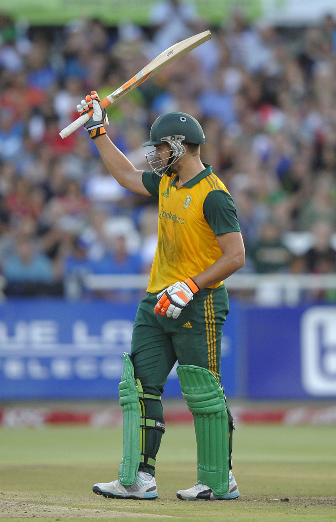 Rilee Rossouw made his second T20 international half-century, South Africa v West Indies, 1st T20, Cape Town, January 9, 2015