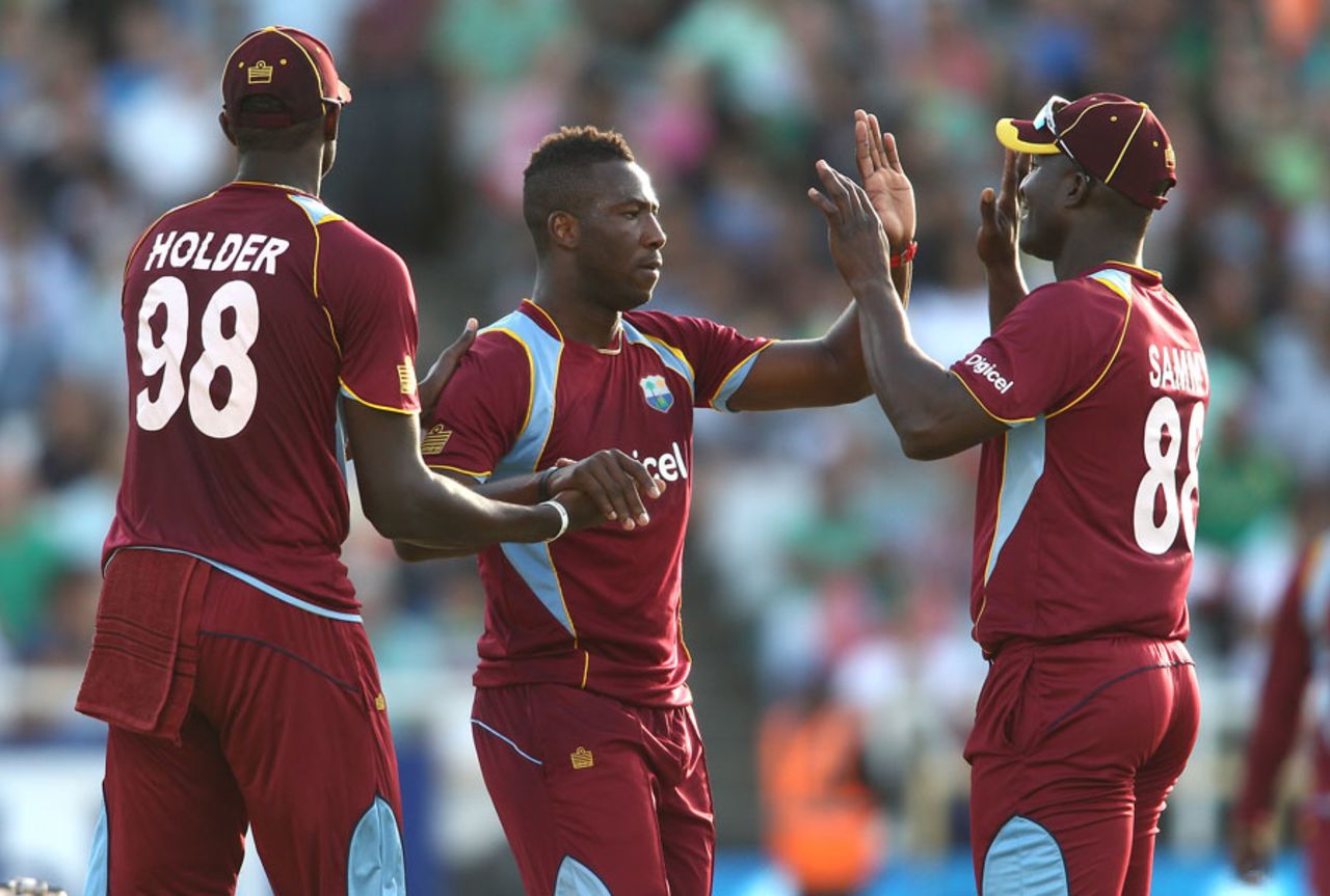 Andre Russell had Faf du Plessis caught off a full toss, South Africa v West Indies, 1st T20, Cape Town, January 9, 2015