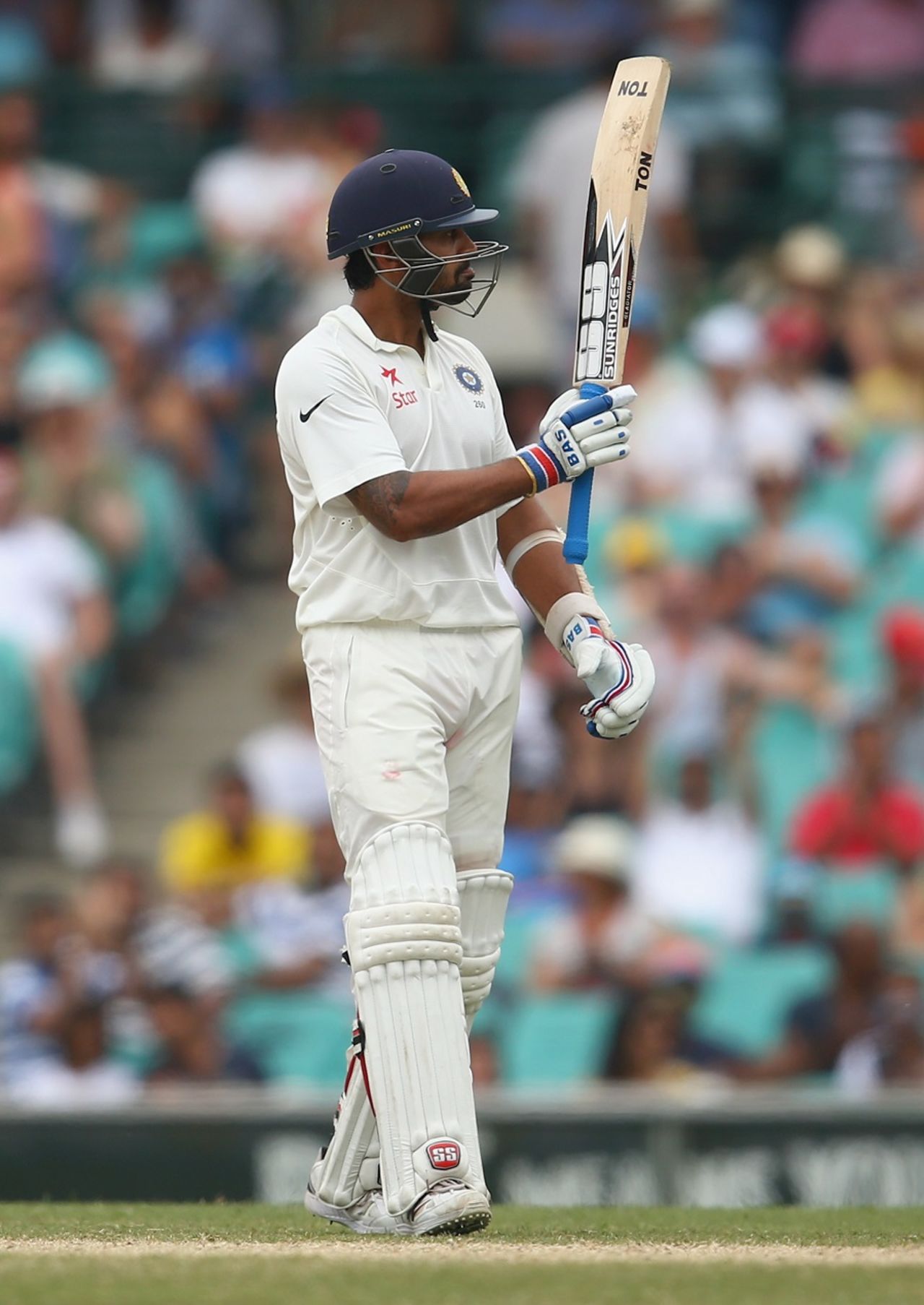 M Vijay finished with 482 runs for the series, Australia v India, 4th Test, Sydney, 5th day, January 10, 2015