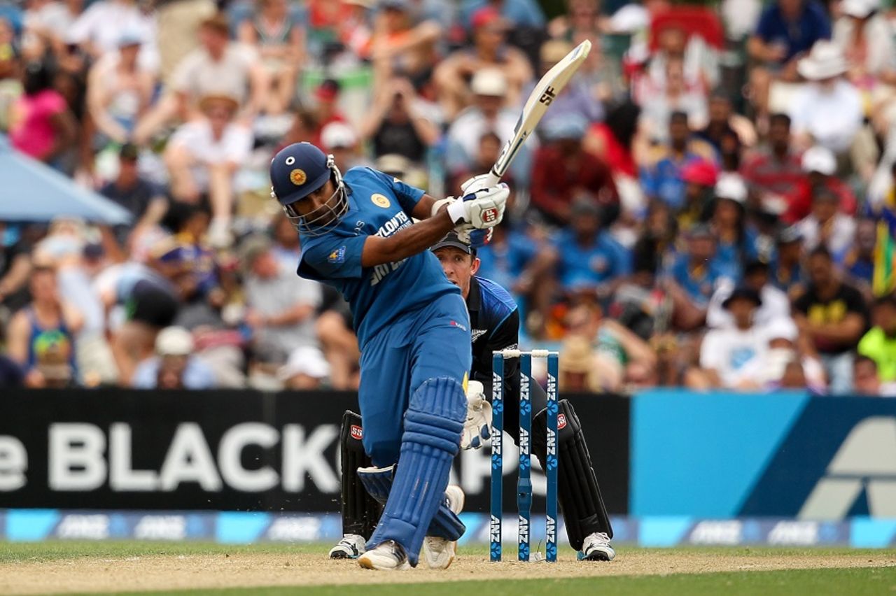 Mahela Jayawardene was at his calculating best during a 107-ball 104, New Zealand v Sri Lanka, 1st ODI, Christchurch, January 11, 2015
