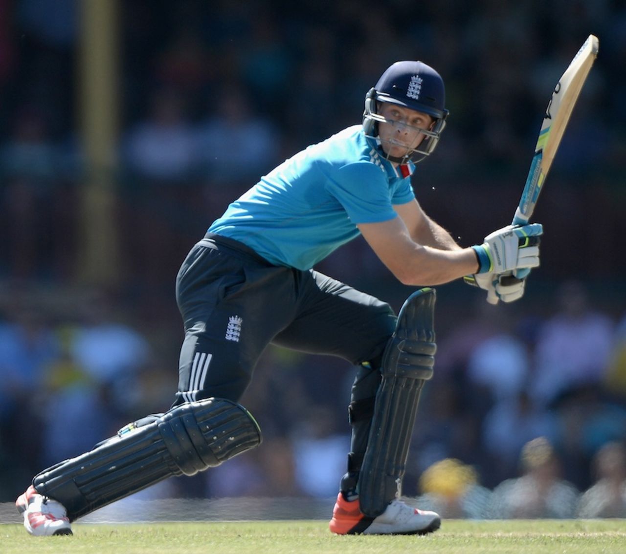 Jos Buttler made 28 off 60 balls, Australia v England, Carlton Mid Tri-Series, Sydney, January 16, 2015