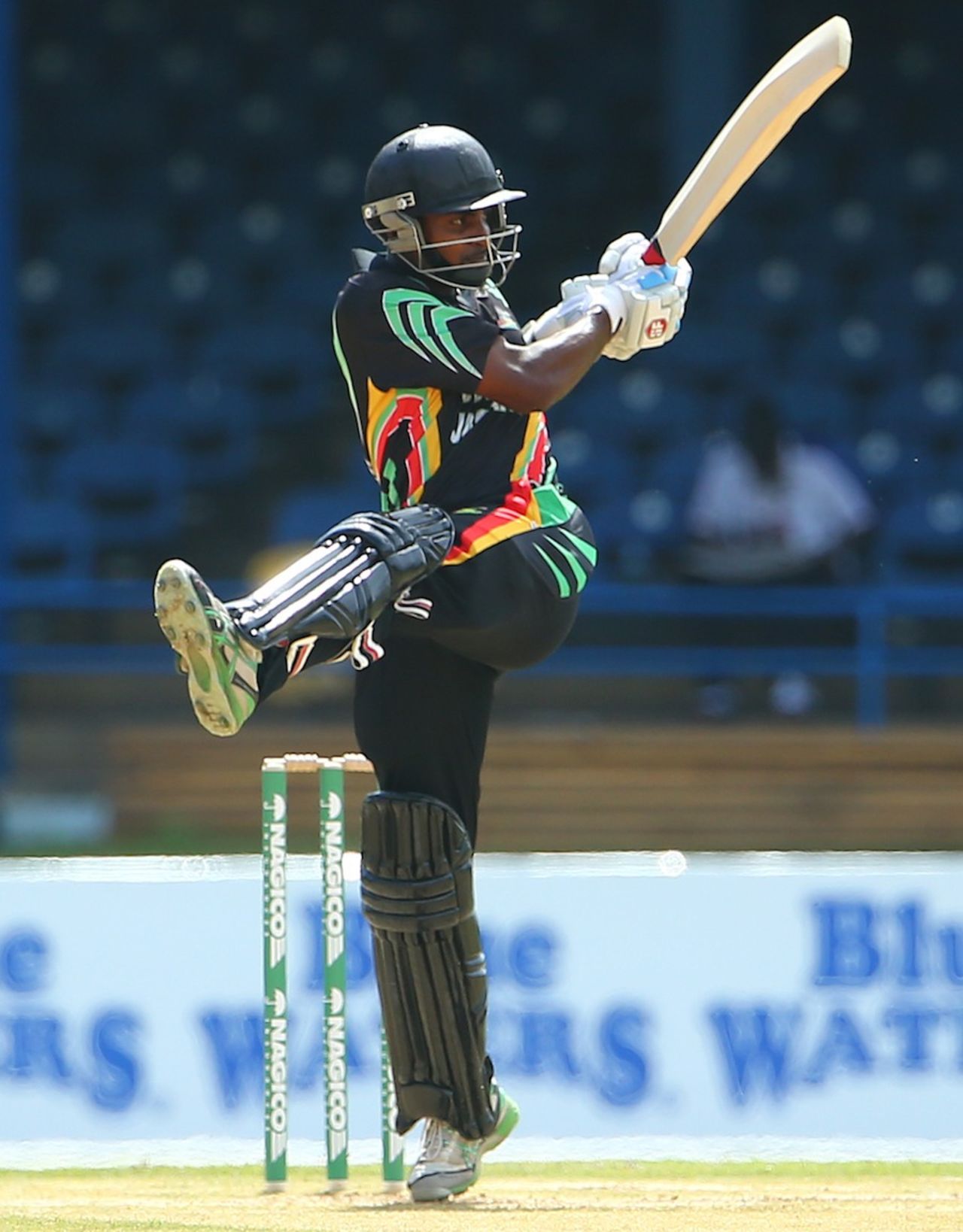 Rajendra Chandrika scored 52 for Guyana, Guyana v Windward Islands, Nagico Super50, Trinidad, January 15, 2015