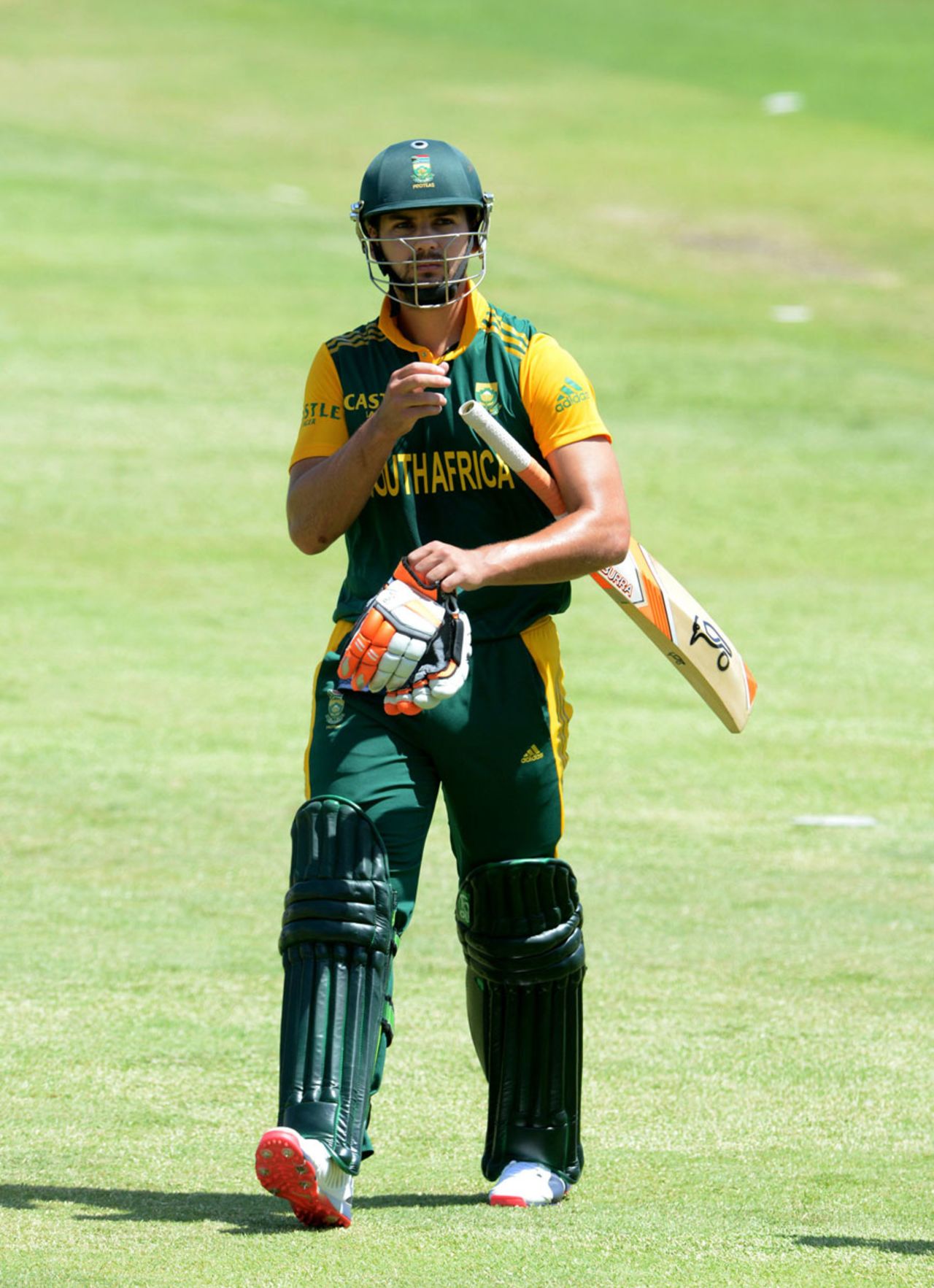 Rilee Rossouw picked up his sixth international duck, South Africa v West Indies, 1st ODI, Durban, January 16, 2015