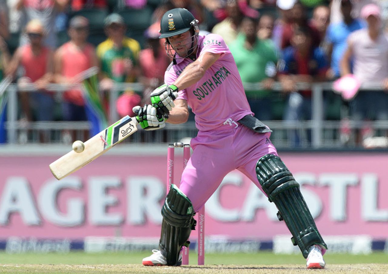 AB de Villiers unfurled a range of outrageous strokes, South Africa v West Indies, 2nd ODI, Johannesburg, January 18, 2015